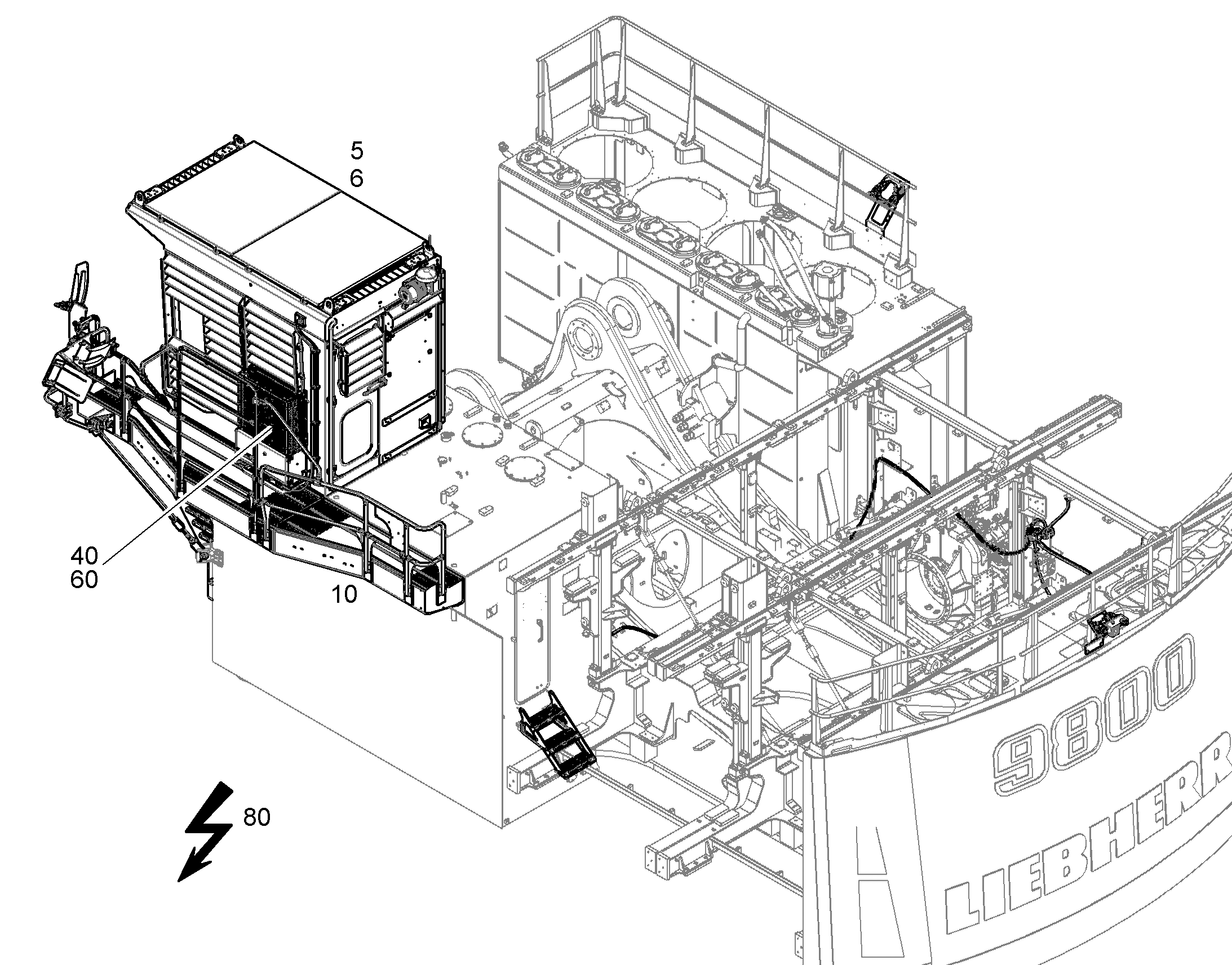 ДООБОРУДОВАНИЕ ДВ. КОНДИЦИОНЕР 12215591 LIEBHERR