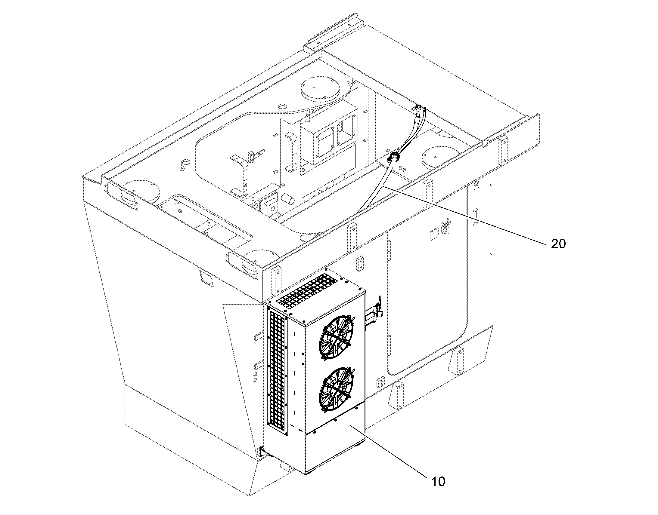 AIR CONDITIONING CAB ELEVATION 12185261 LIEBHERR