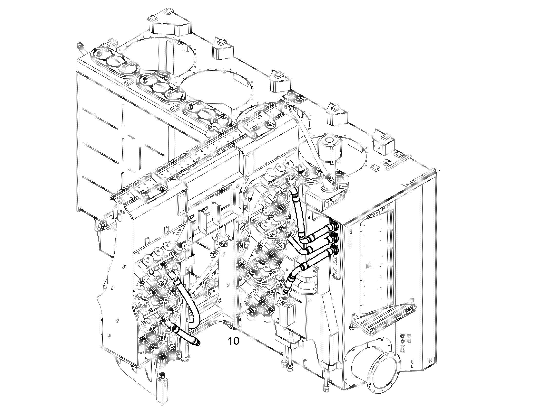 ГИДРАВЛИЧЕСКИЕ ШЛАНГИ, НАБОР 11854780 LIEBHERR