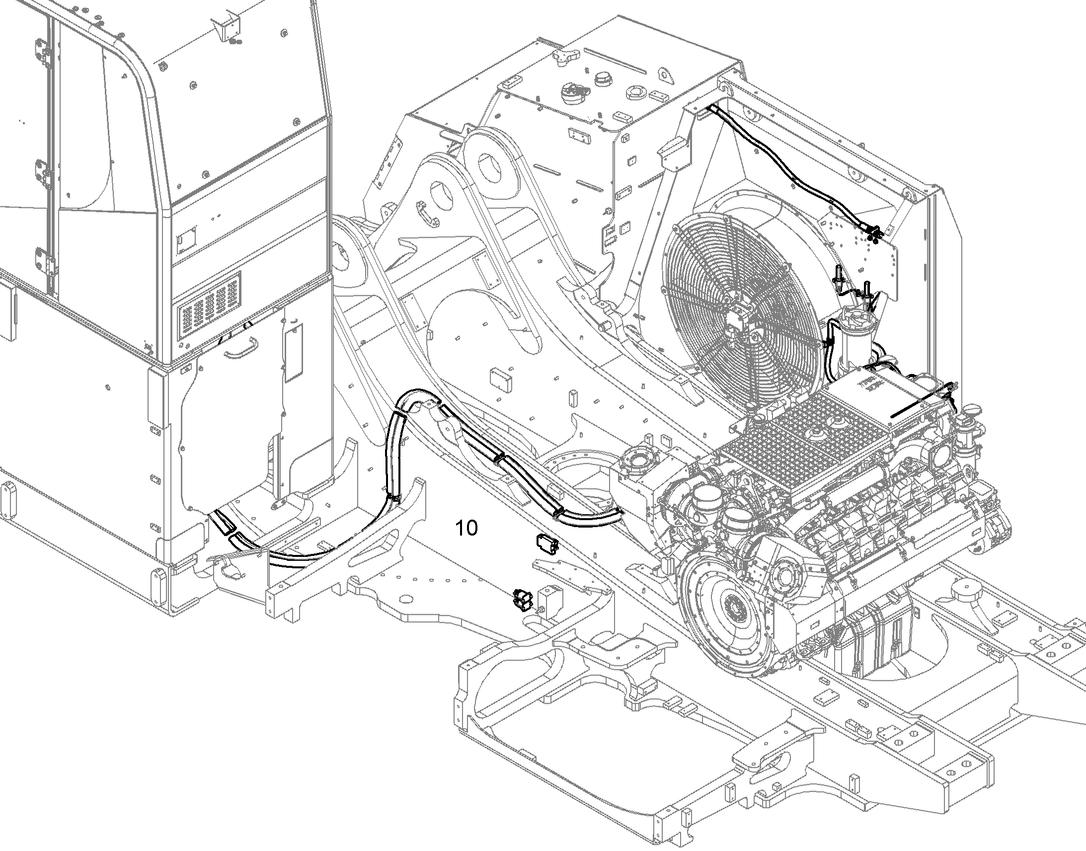 ДОПОЛНЕНИЕ-ДЛЯ ОХЛАЖДЕНИЯ R9100 LMB 12185600 LIEBHERR