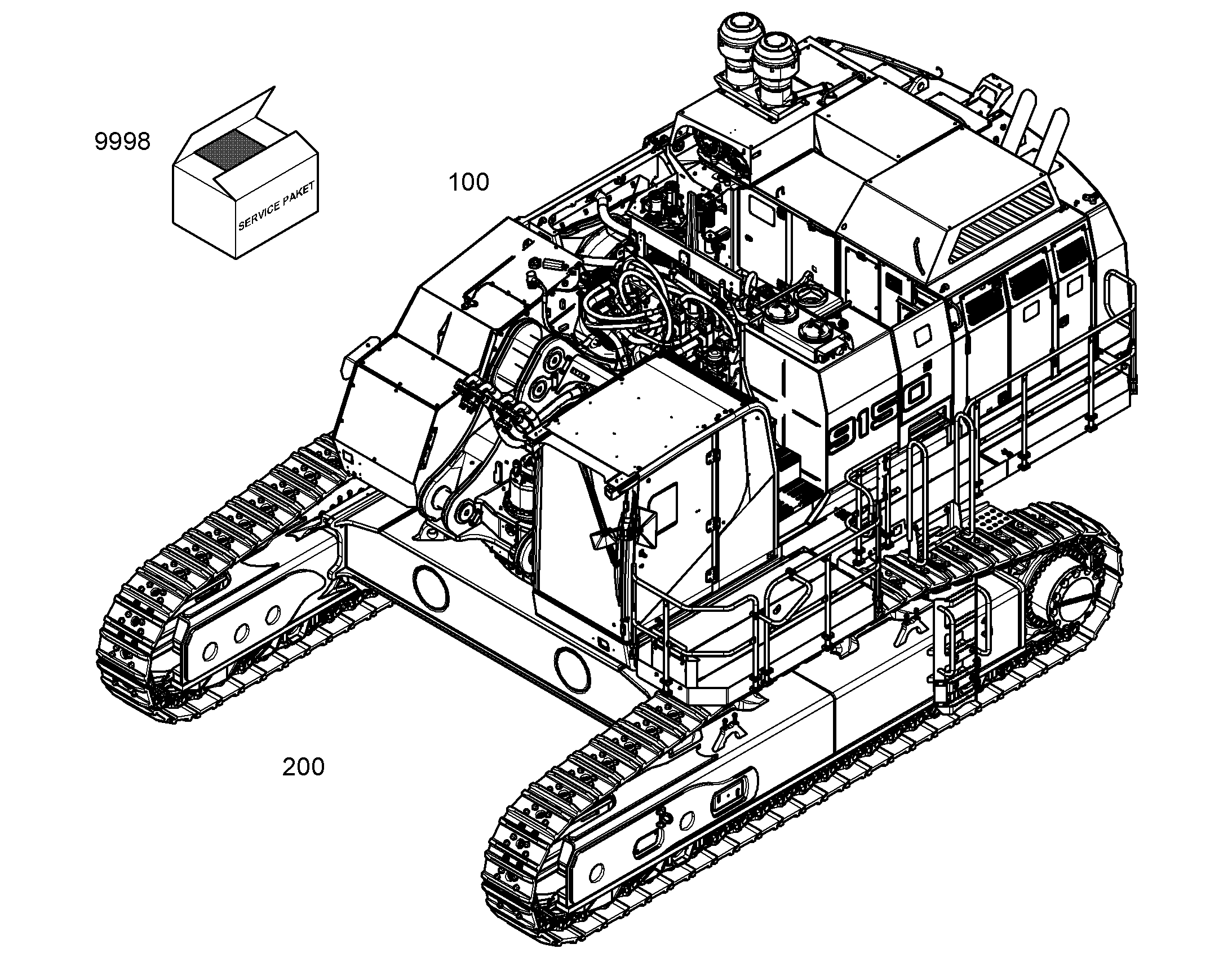 ШАССИ, КОМПЛЕКТ 11858653 LIEBHERR