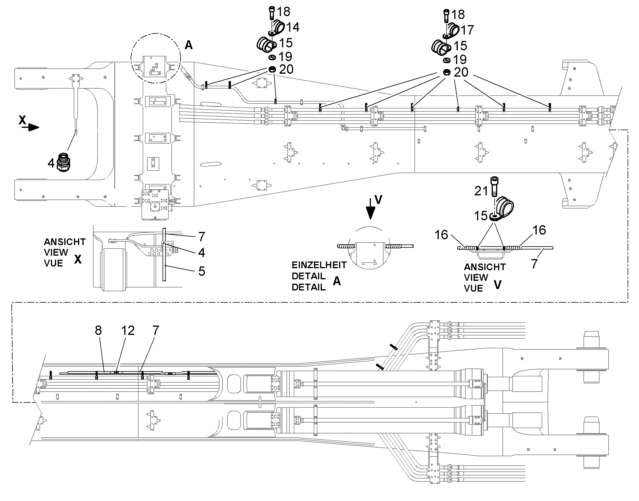 ШЛАНГ 25X1300 10002029 LIEBHERR