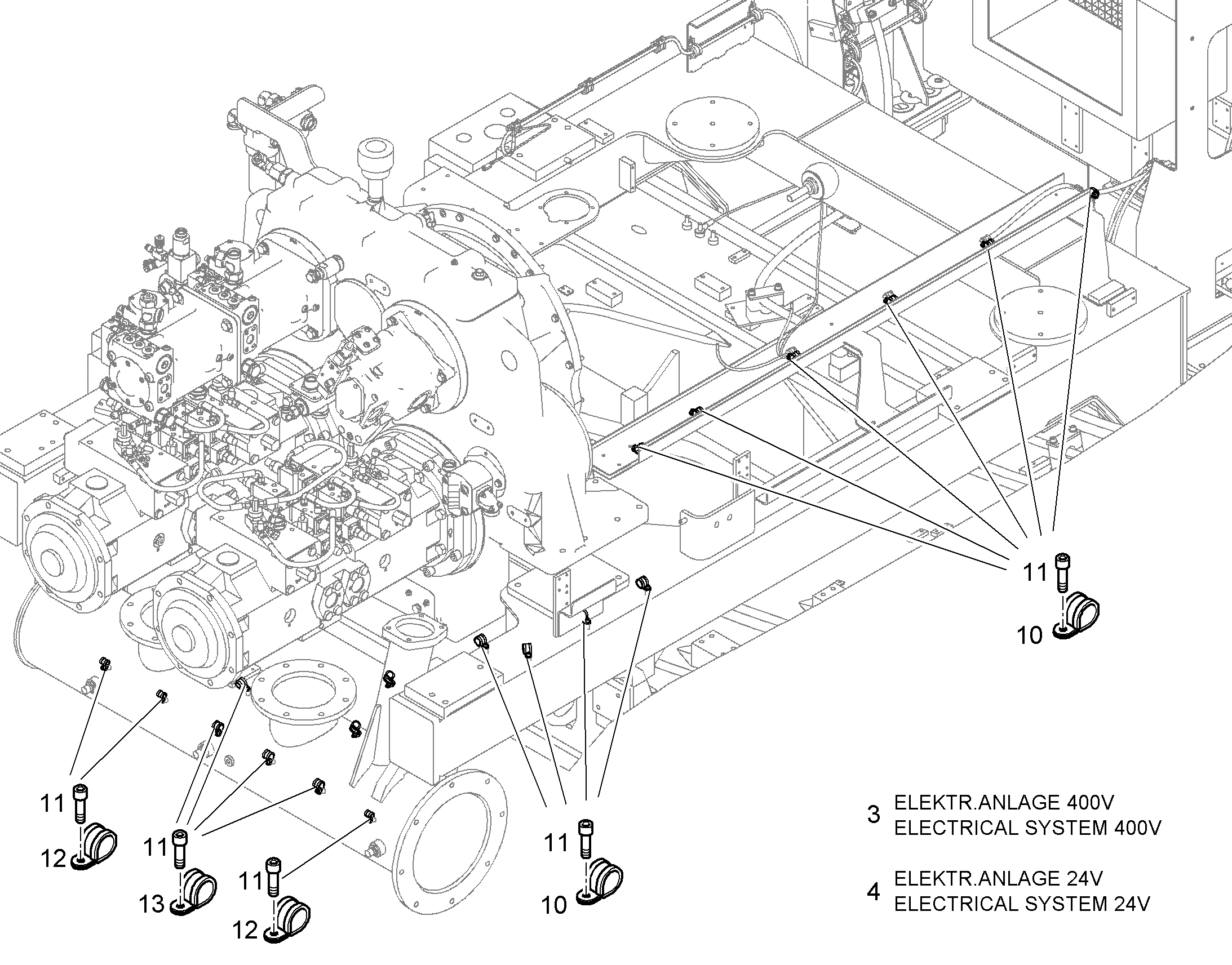 ЭЛЕКТРООБОРУДОВАНИЕ 400V 11074710 LIEBHERR
