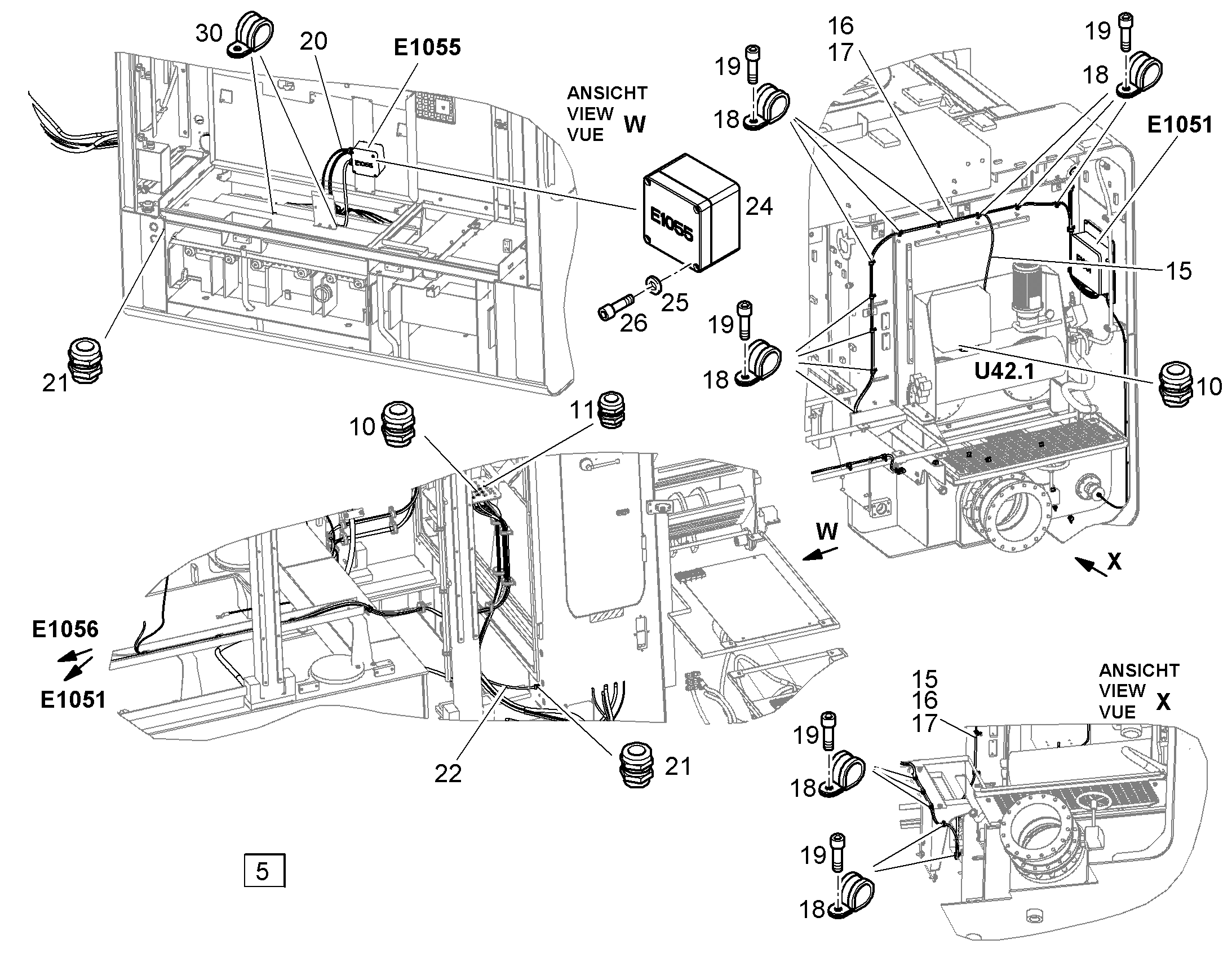 LOW VOLTAGE WIRING HARNESS 11852760 LIEBHERR