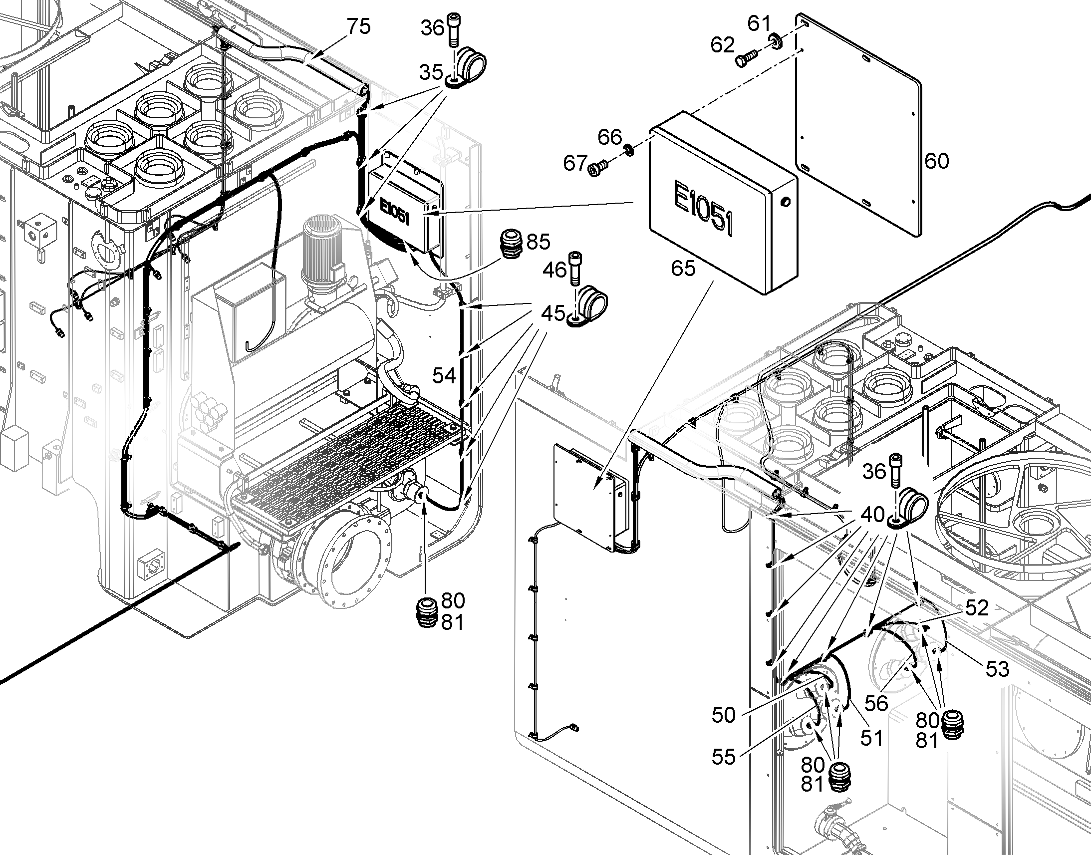 LOW VOLTAGE WIRING HARNESS 11852989 LIEBHERR