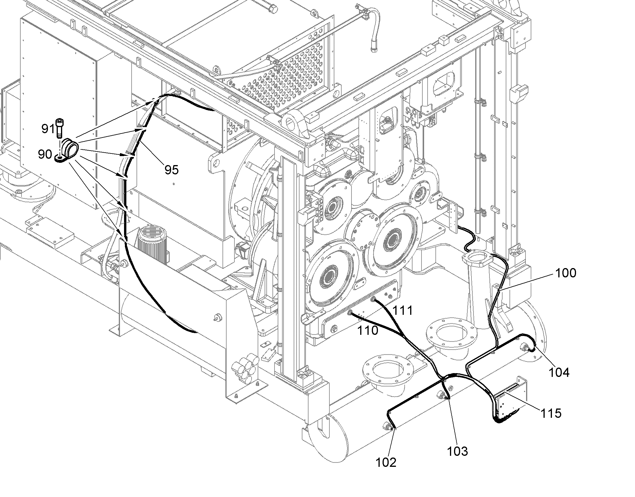 LOW VOLTAGE WIRING HARNESS 11852792 LIEBHERR