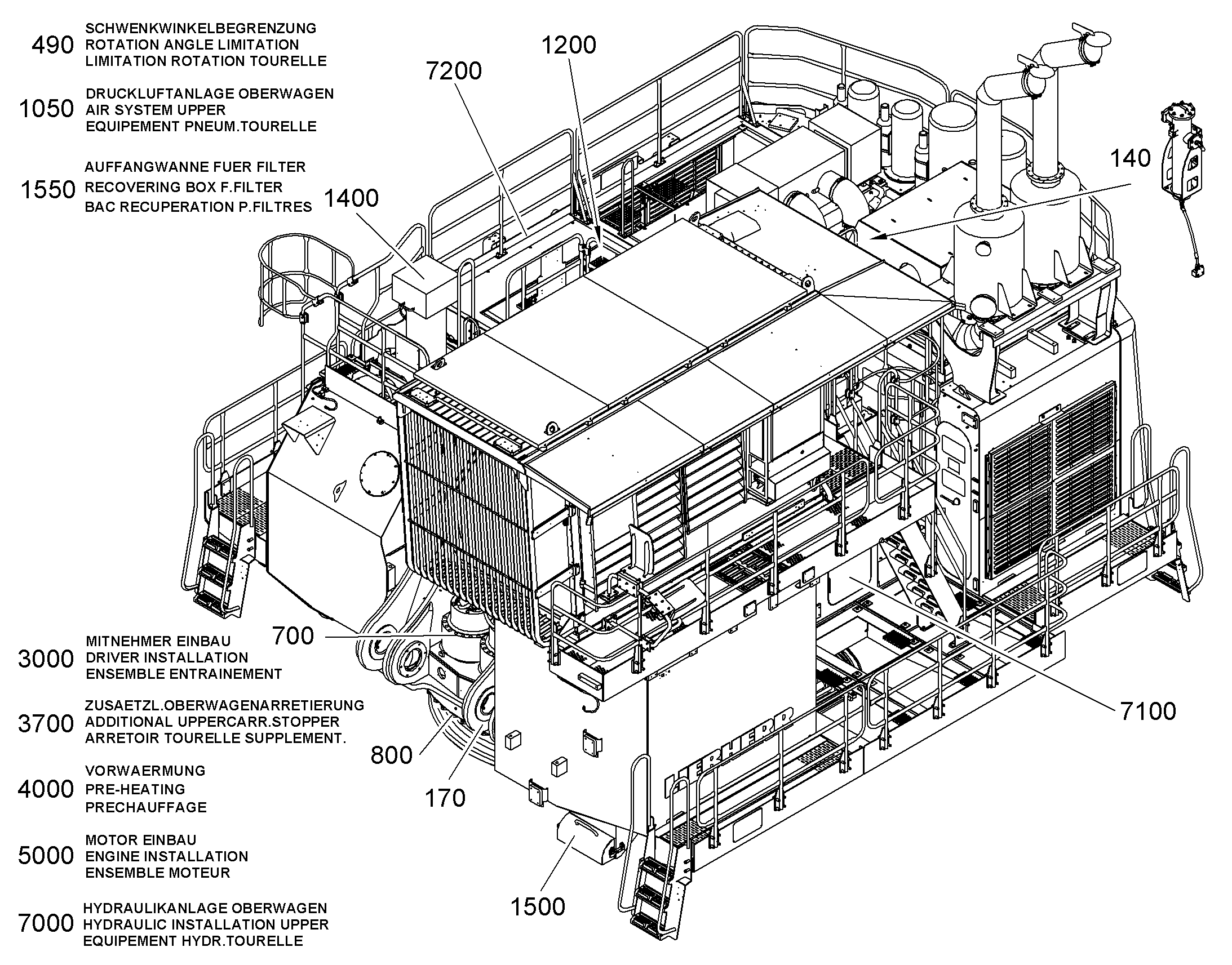 КОМПРЕССОРНАЯ УСТ.ПОВ. ПЛАТФ. 10824476 LIEBHERR