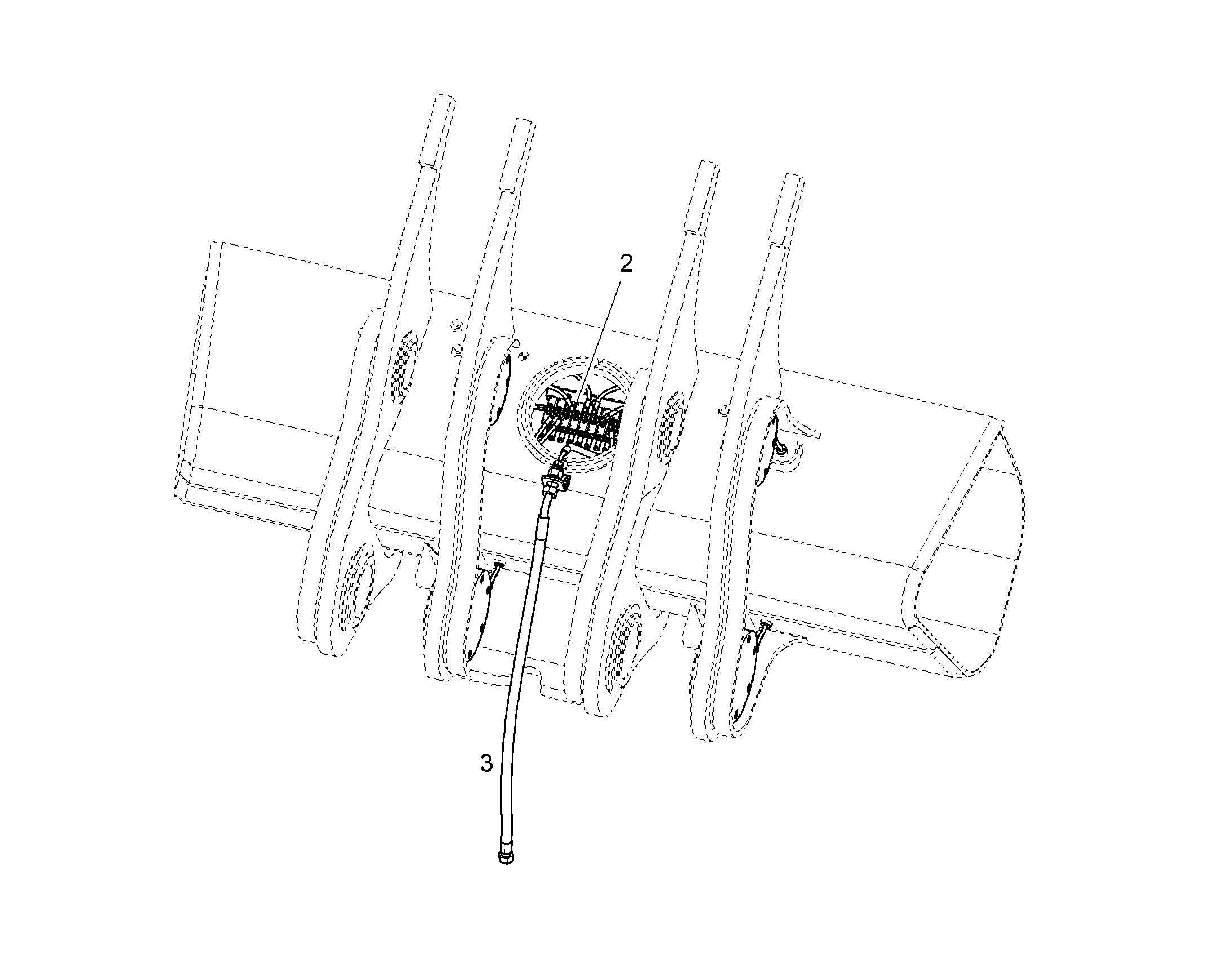 СТОПОРНАЯ ТЯГА TELEFLEX 12191495 LIEBHERR