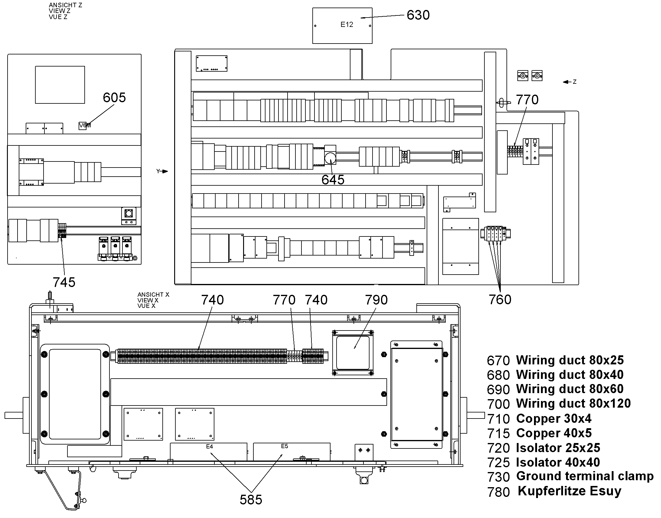 КЛЕММА 0,2-4 mm²/0,2-4 mm² 10166698 LIEBHERR