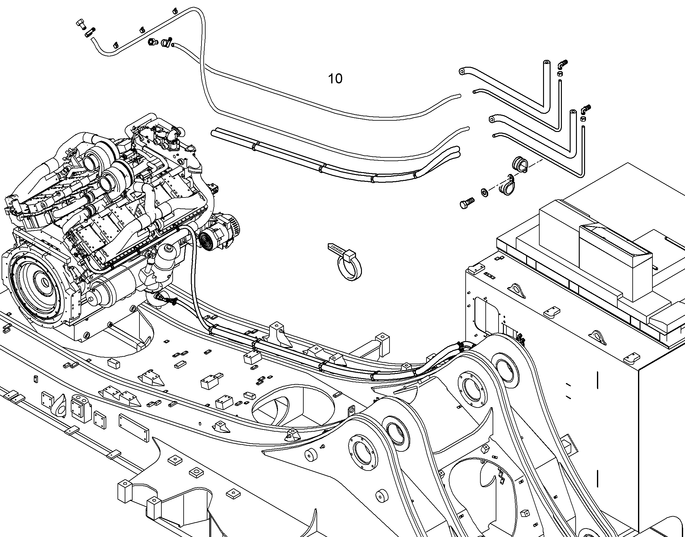 ИЗОЛЯЦИЯ ОТОПИТЕЛЯ R9400 12194389 LIEBHERR