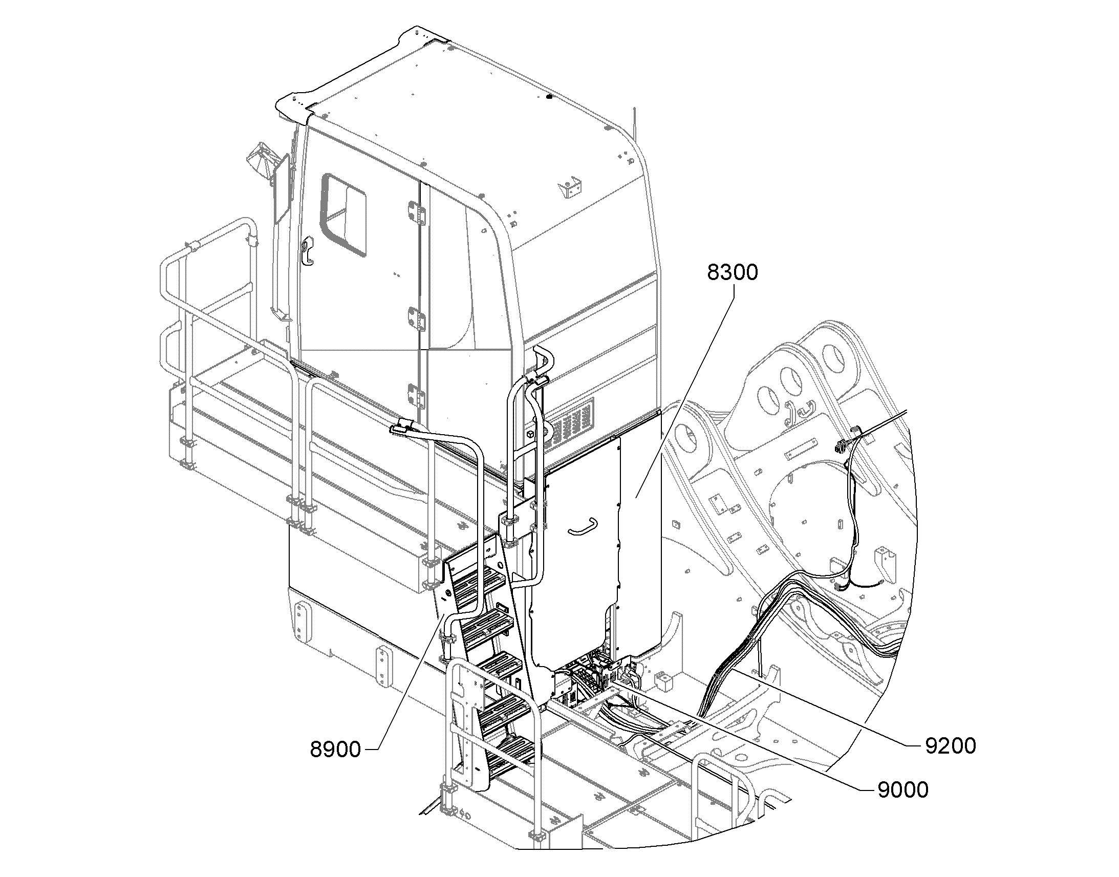 ВОЗВЫШЕНИЕ КАБИНЫ 1600 MM 12190720 LIEBHERR