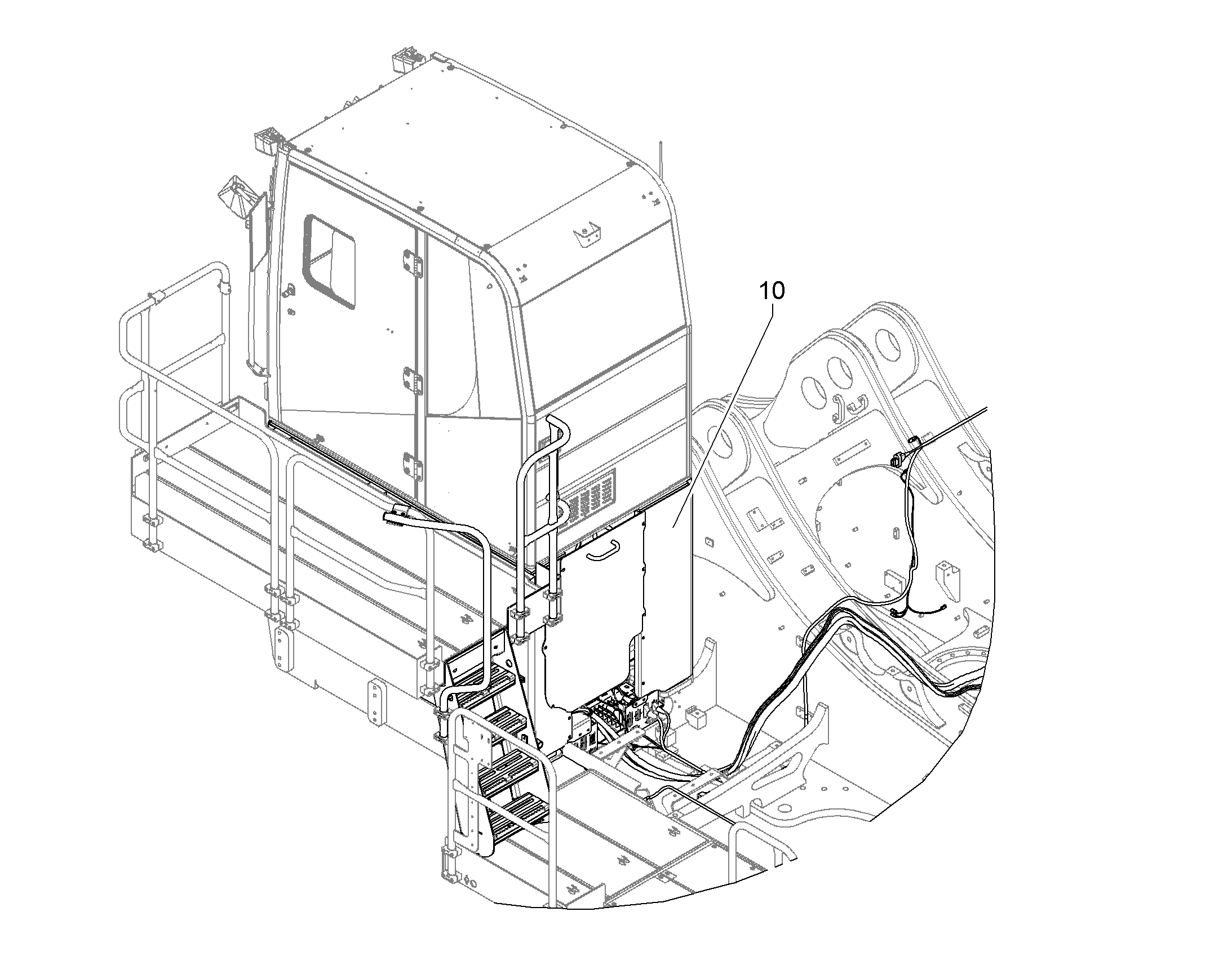 ВОЗВЫШЕНИЕ КАБИНЫ 1200 MM 12193752 LIEBHERR