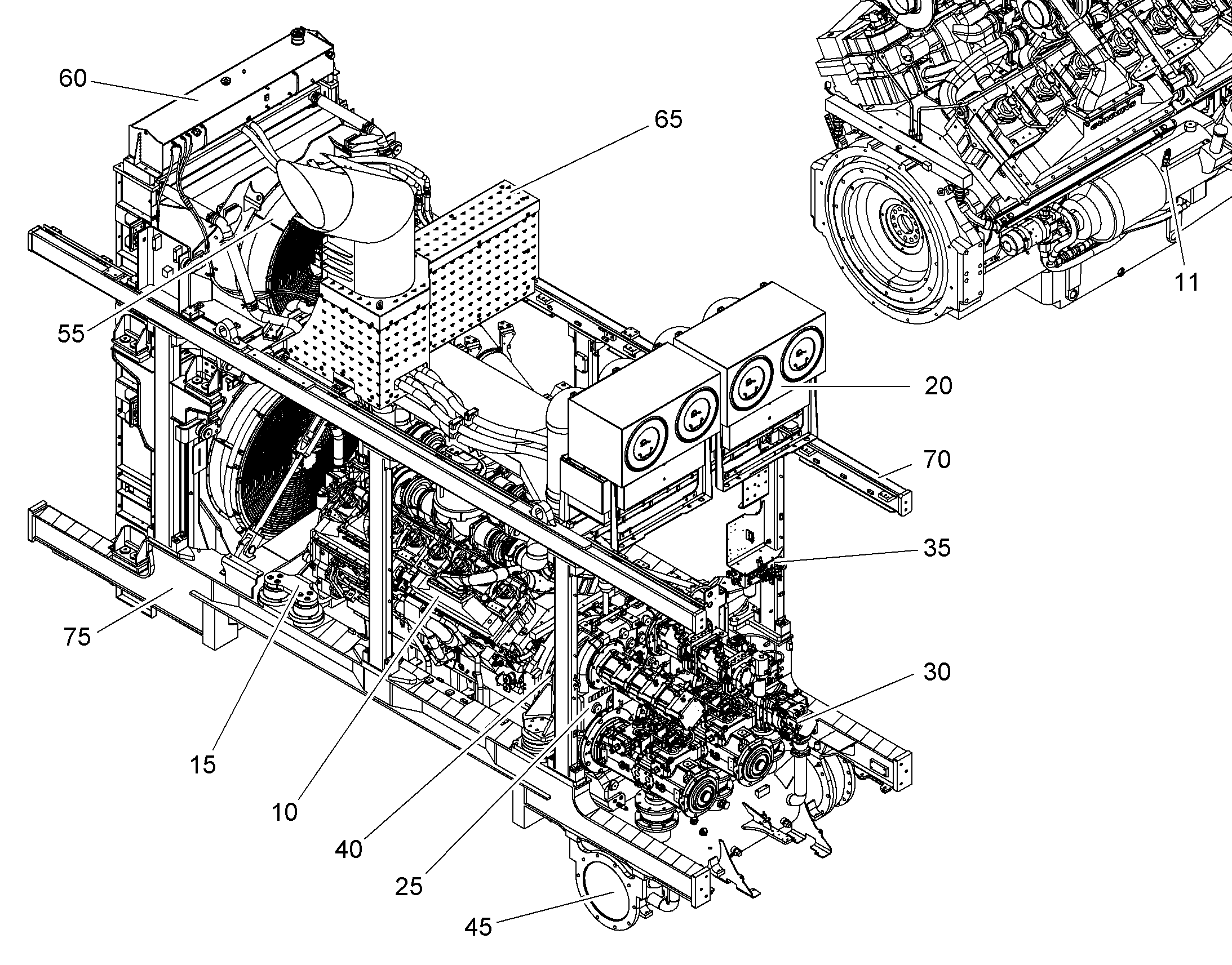 ДВИГАТЕЛЬ ДОПОЛНИТЕЛЬНЫЕ ЧАСТИ 12711547 LIEBHERR