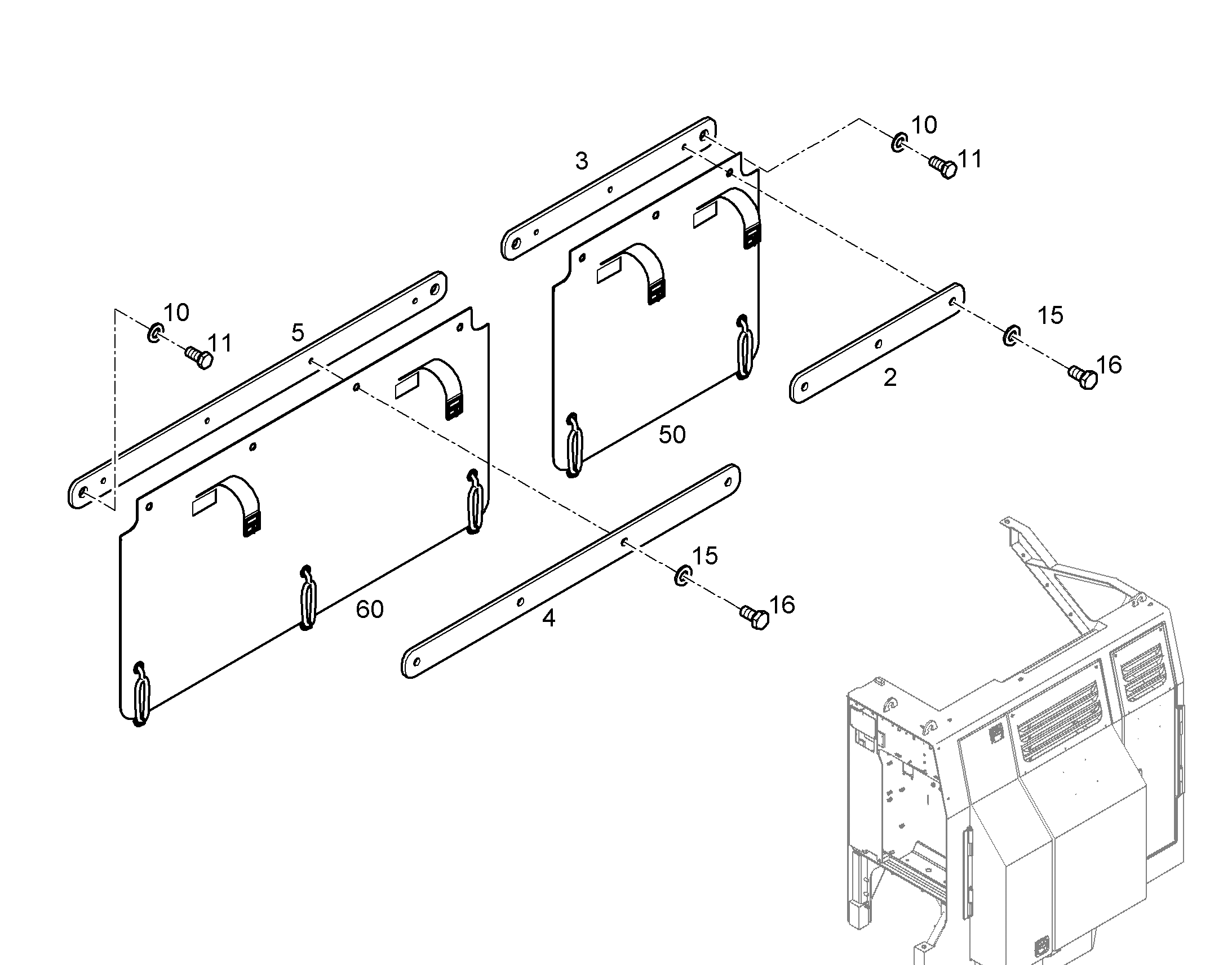 БОКОВАЯ ДВЕРЬ ЛЕВАЯ 11851902 LIEBHERR