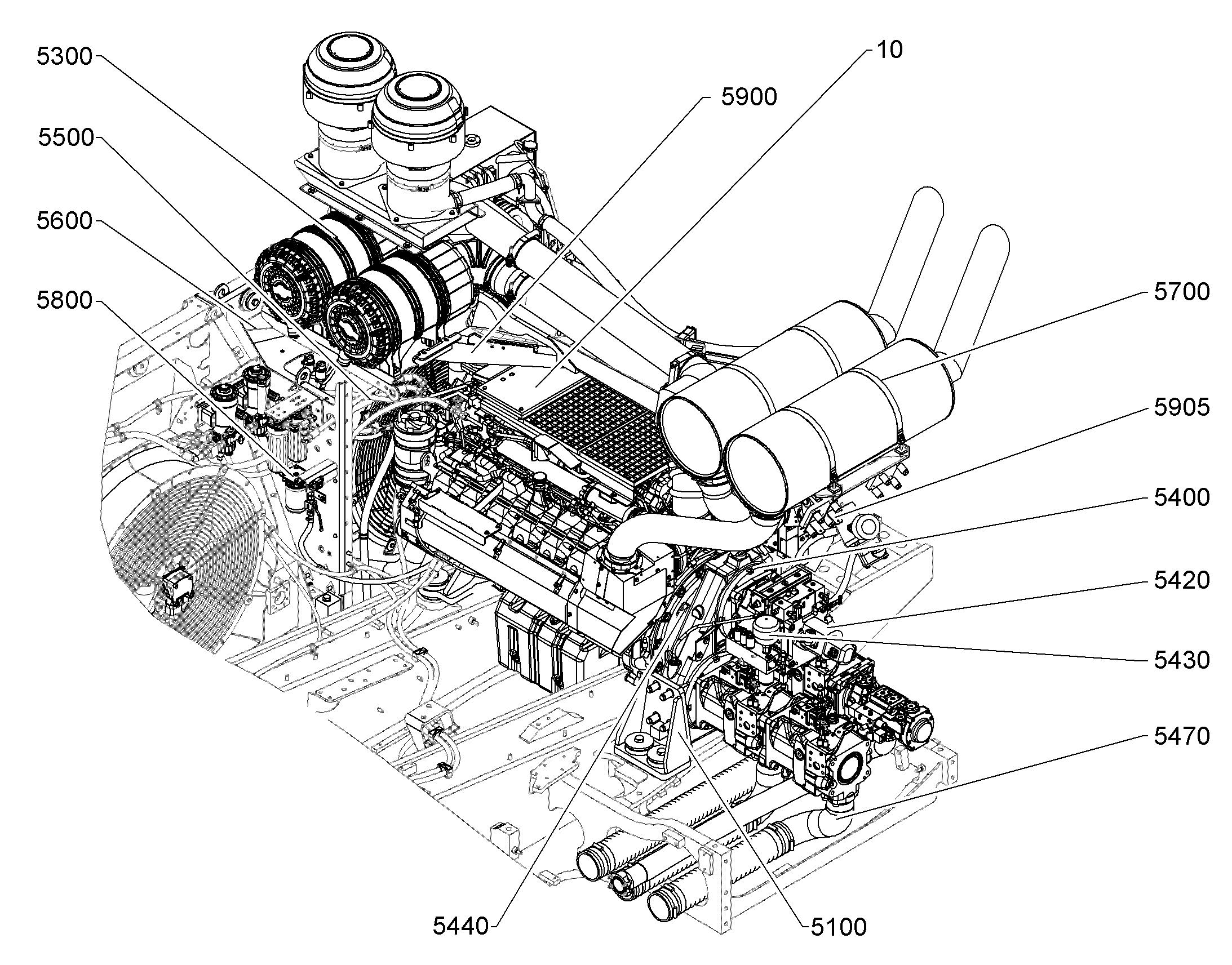 DIESEL ENGINE EU FLEX. PERIOD 12199417 LIEBHERR