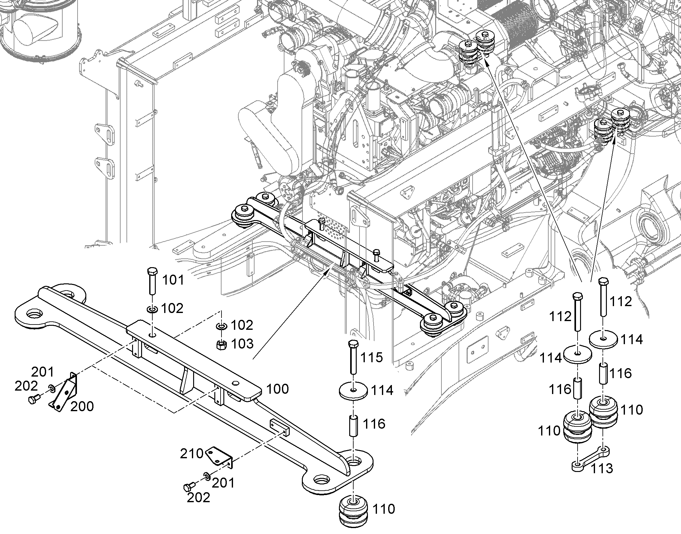 ГИЛЬЗА 26X28X75 11754379 LIEBHERR