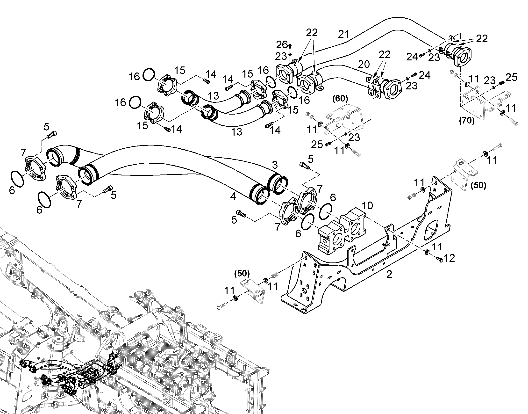 СКОБА КРЕПЛЕНИЯ 73-76/76X40 10678331 LIEBHERR