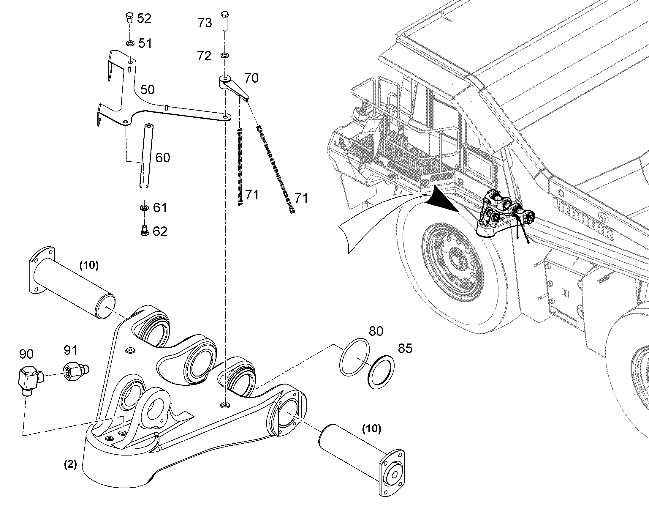 ЦЕПИ 12713401 LIEBHERR
