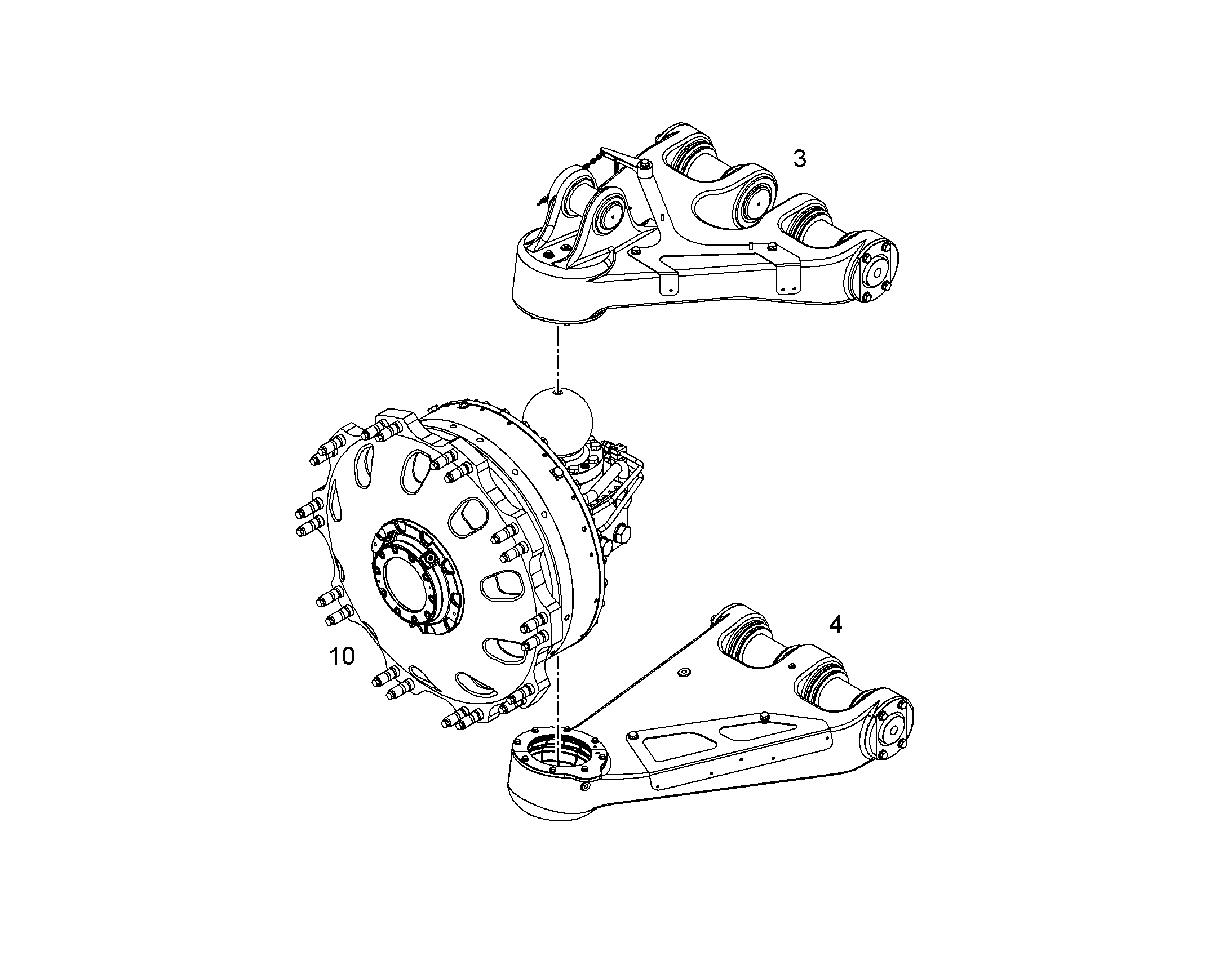 FRONT WHEEL RIGHT 12192043 LIEBHERR