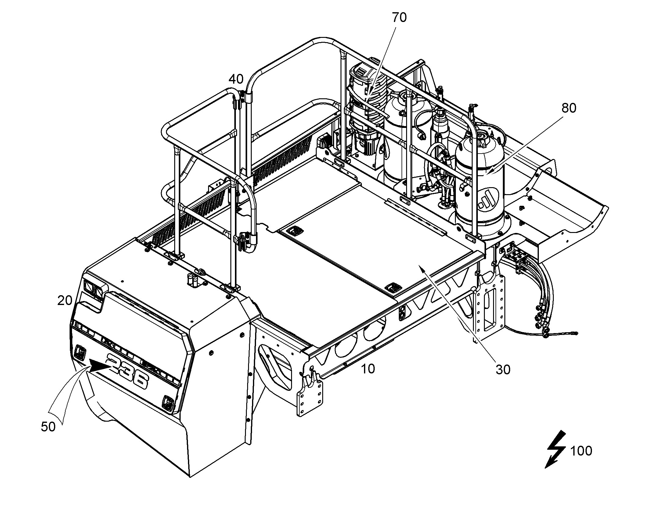 ПОЖАРНАЯ СИСТЕМА ПОРОШОК+CO2 12182447 LIEBHERR