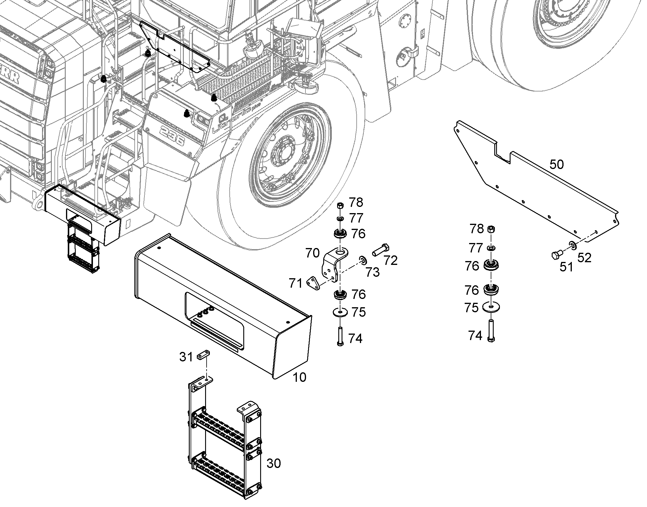 БУФЕР РЕЗИНОВЫЙ 11836233 LIEBHERR