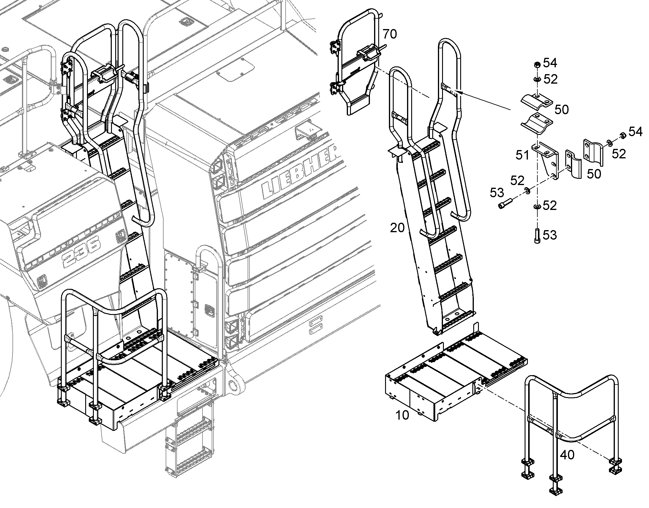 ПЛАТФОРМА 12181232 LIEBHERR