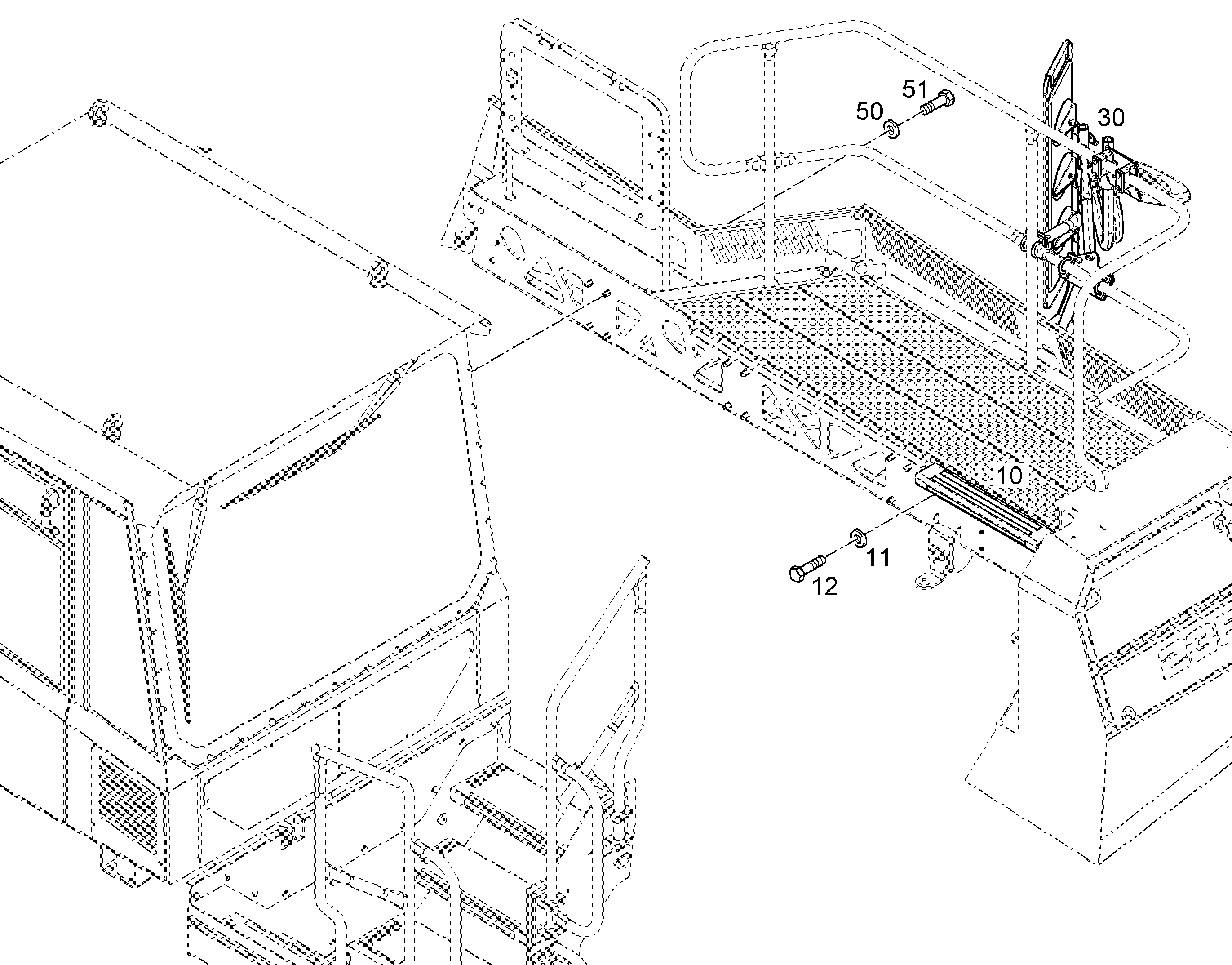 ЗЕРКАЛО ВНЕШНЕЕ В СБОРЕ 12182507 LIEBHERR