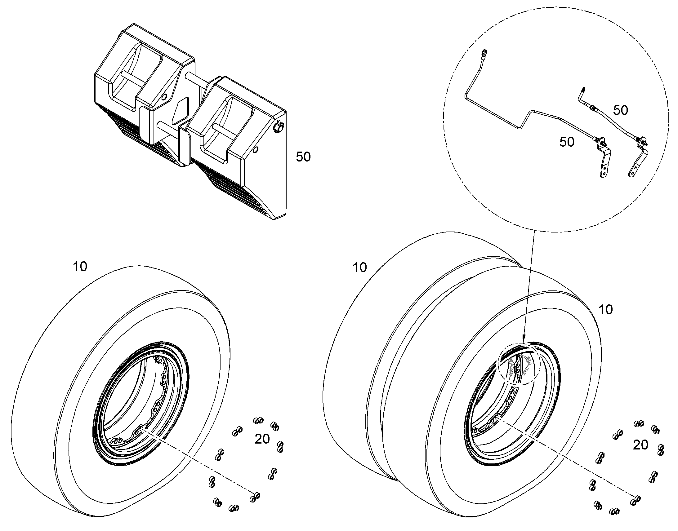 ACCESSORIES WHEELS 11853742 LIEBHERR