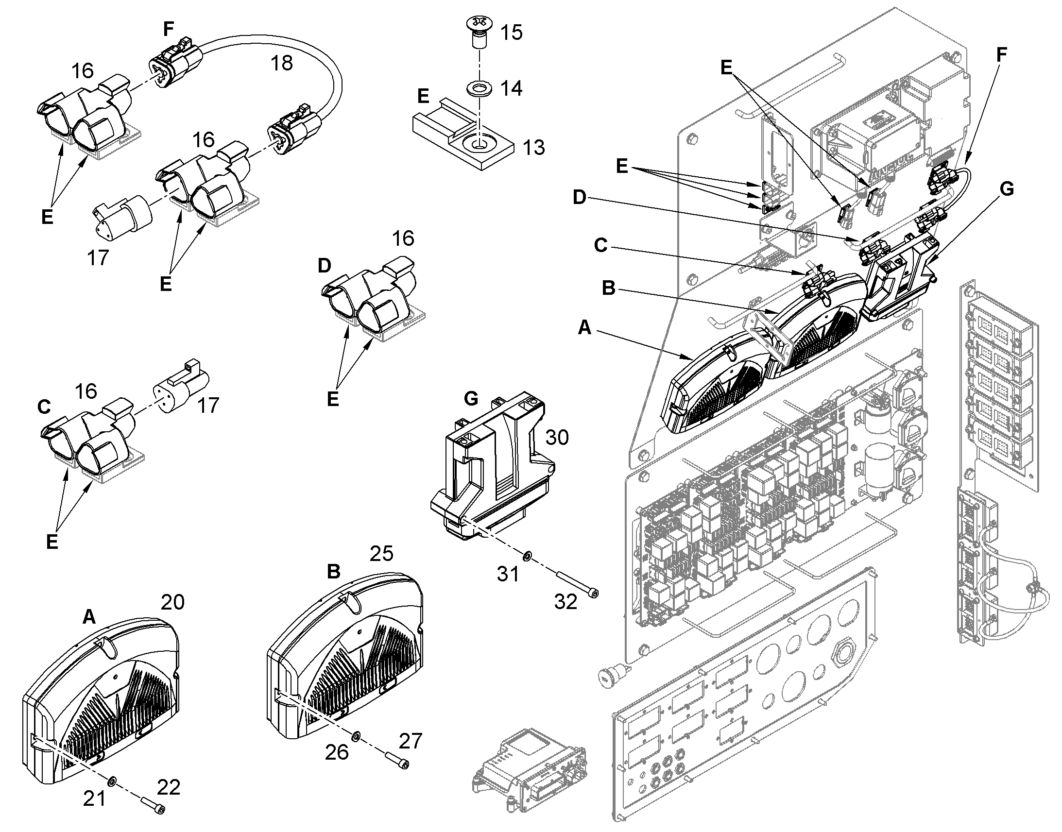 КАБЕЛЬ СОЕДИНИТЕЛЬНЫЙ 12184879 LIEBHERR