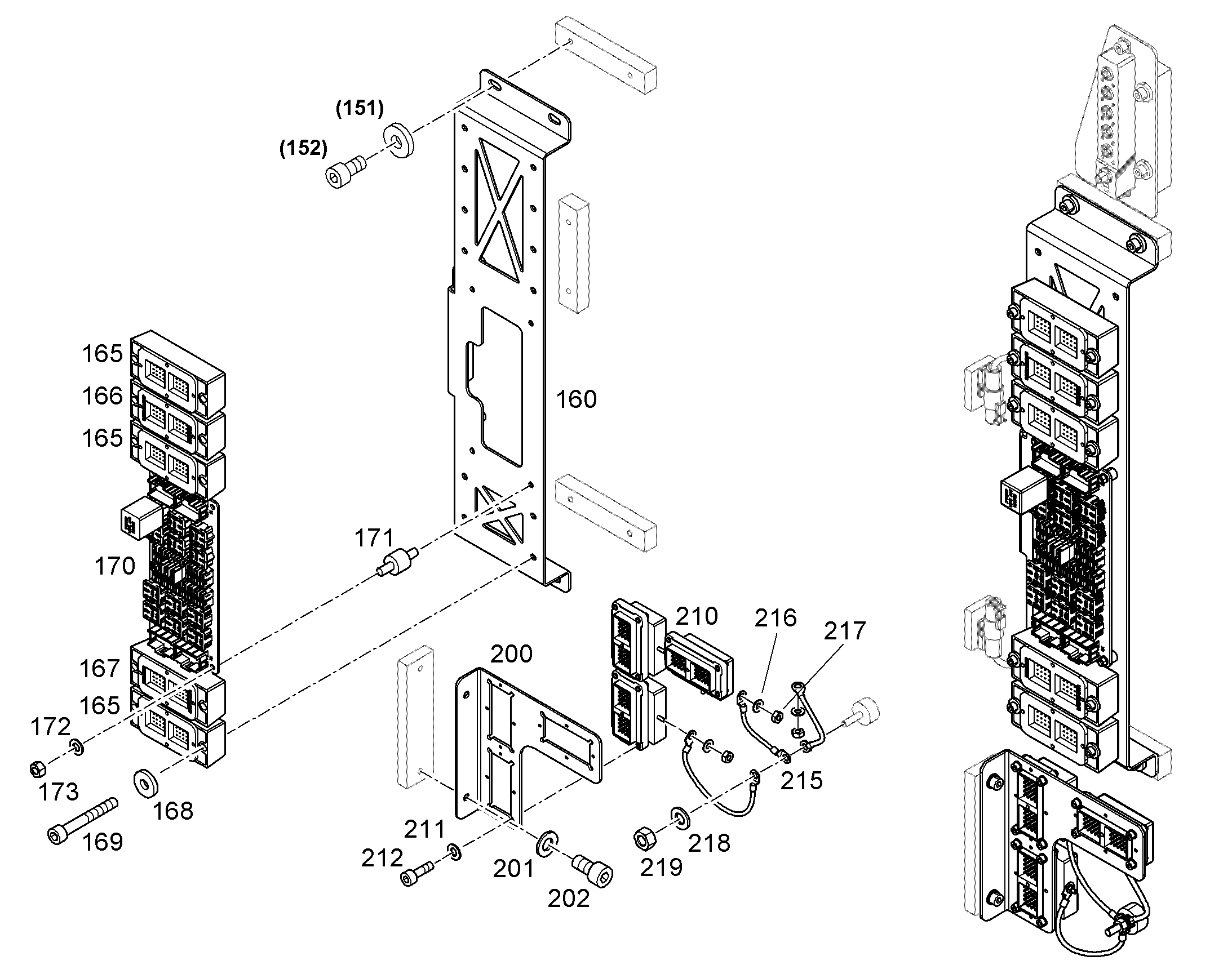 ПЛАТЫ В СБОРЕ 12713124 LIEBHERR