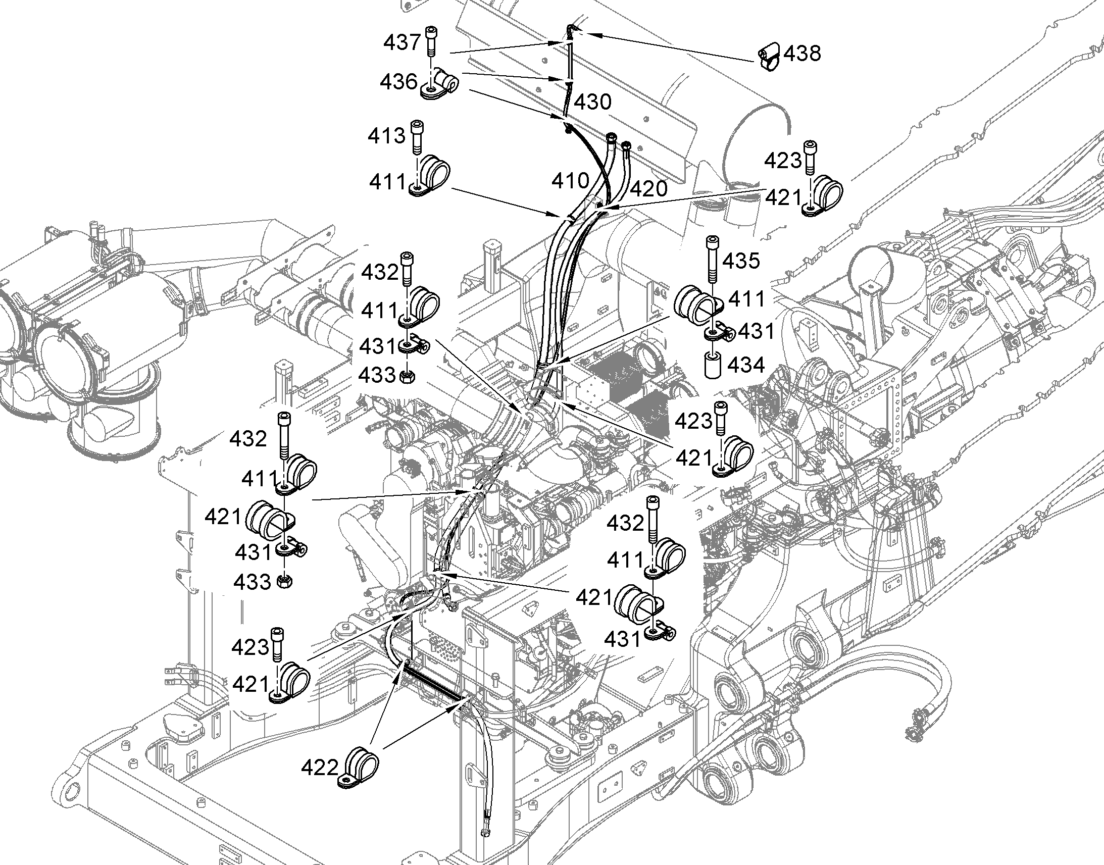 ШЛАНГ 25X2600 10016229 LIEBHERR