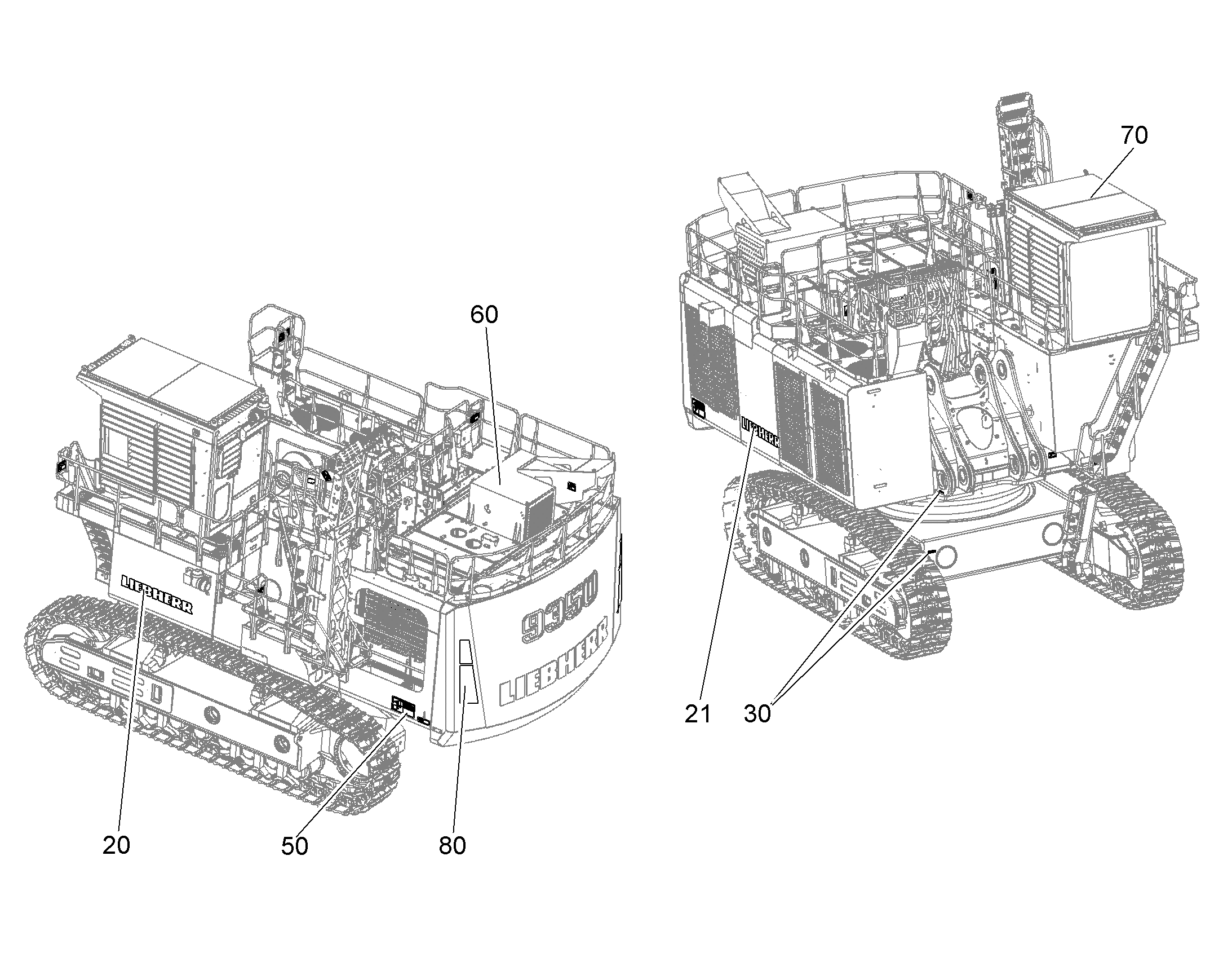МОНТ.ДЕТАЛИ ОБШИВКИ ГЕНЕРАТОРА 12193804 LIEBHERR