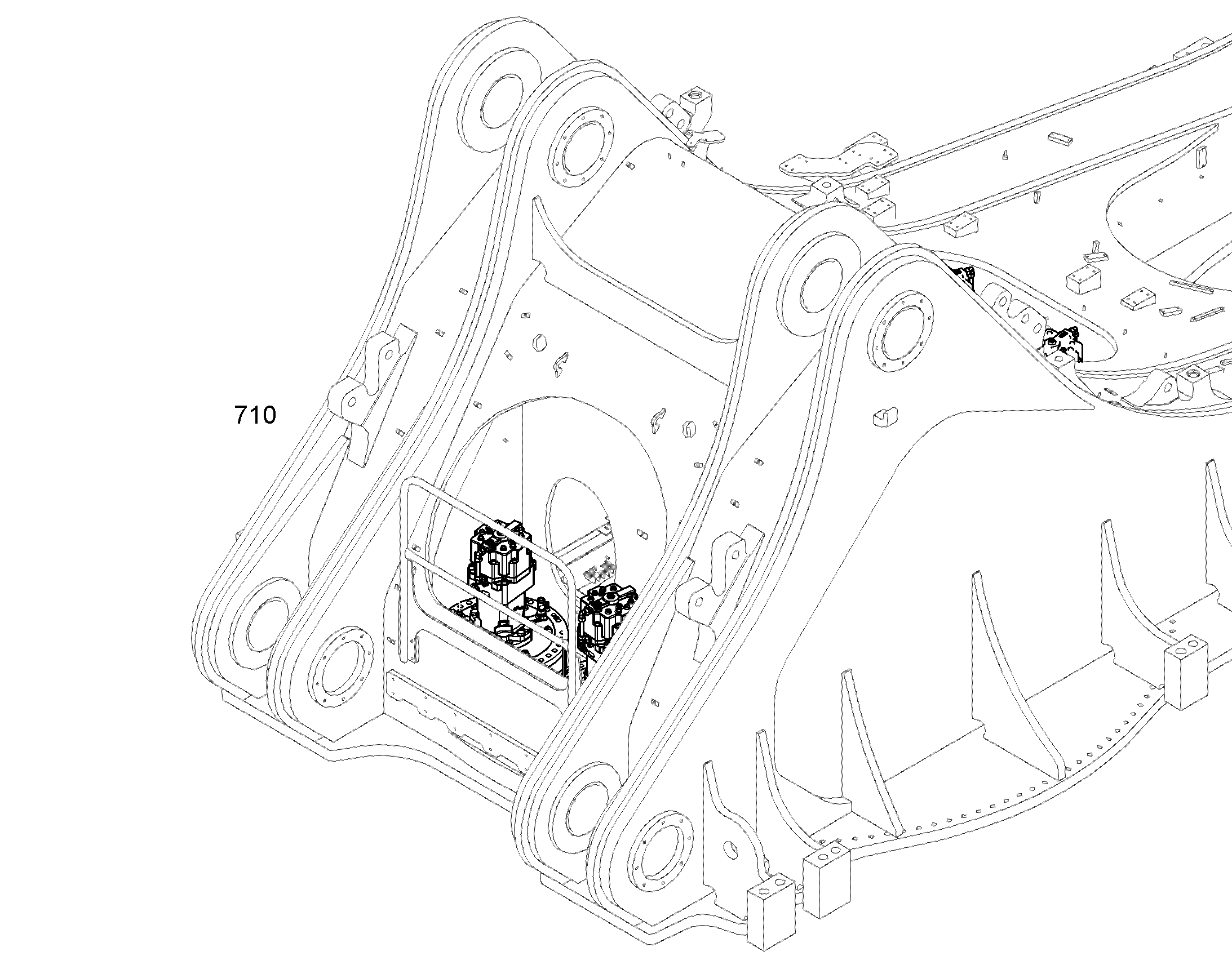 МЕХАНИЗМ ПОВОРОТА 11468676 LIEBHERR