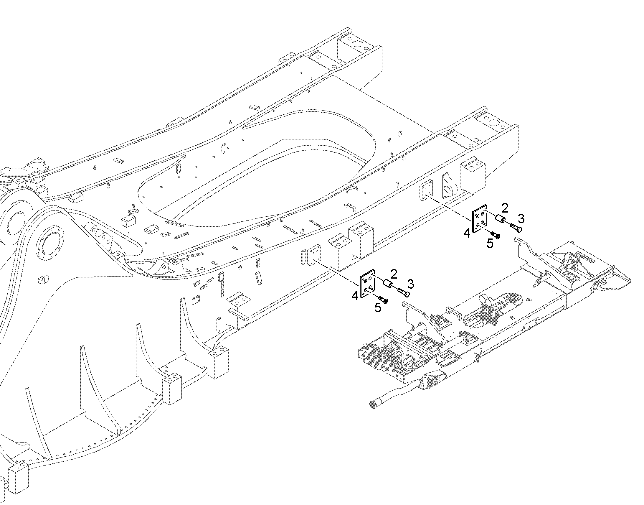 ПРОМЕЖУТОЧНАЯ ПЛАНКА 11471533 LIEBHERR