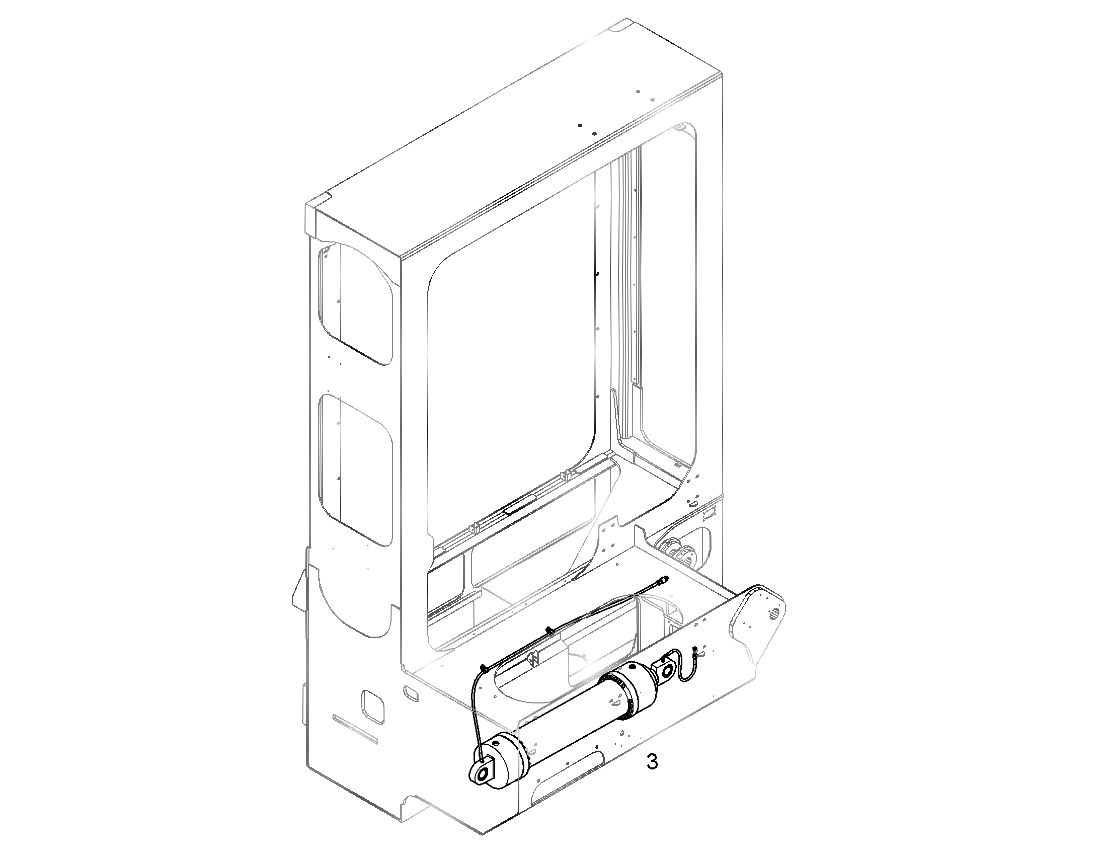 СТОПОРНАЯ ТЯГА TELEFLEX 12198172 LIEBHERR