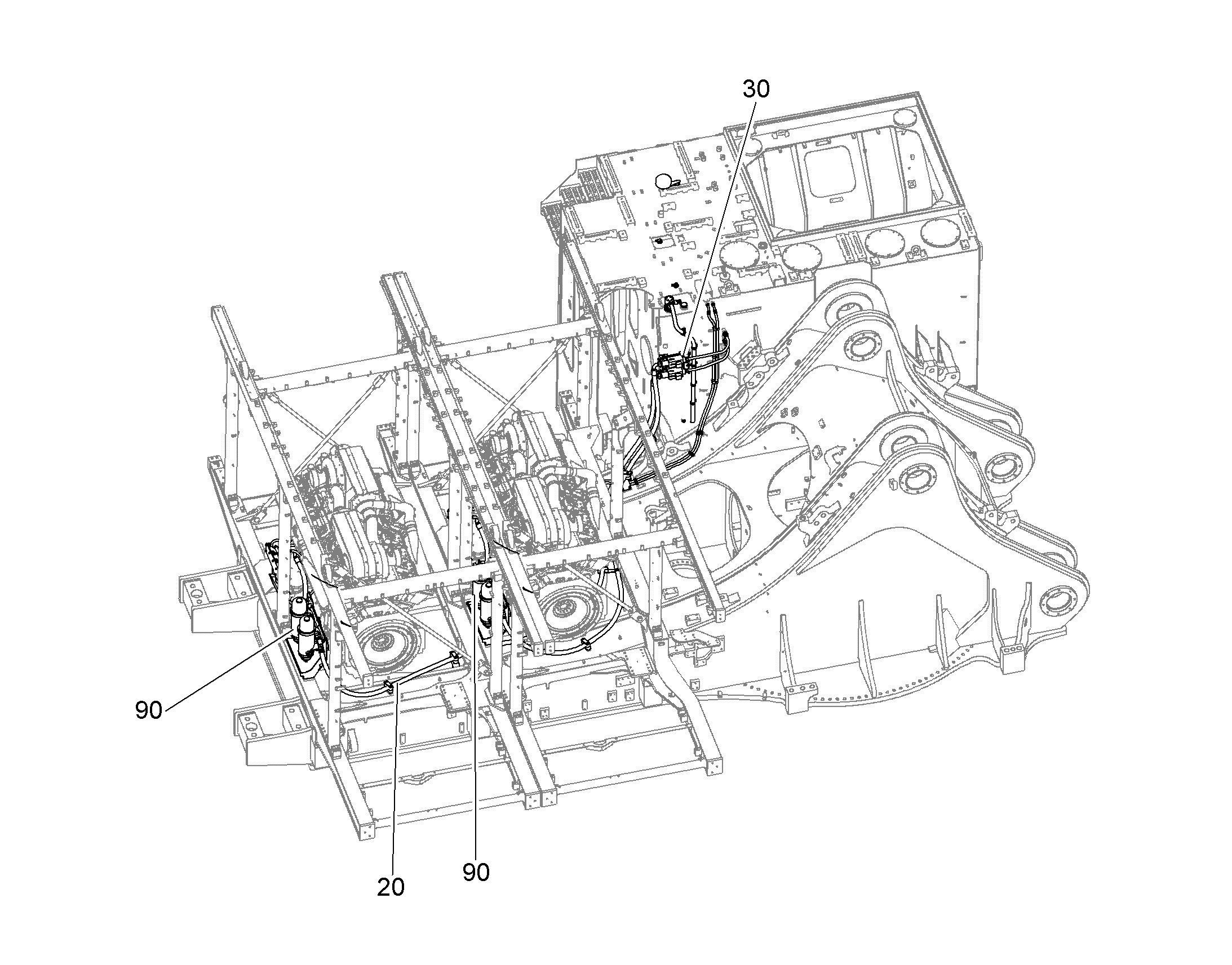 FUEL FILLING SYSTEM ROTAT.DECK 11469927 LIEBHERR