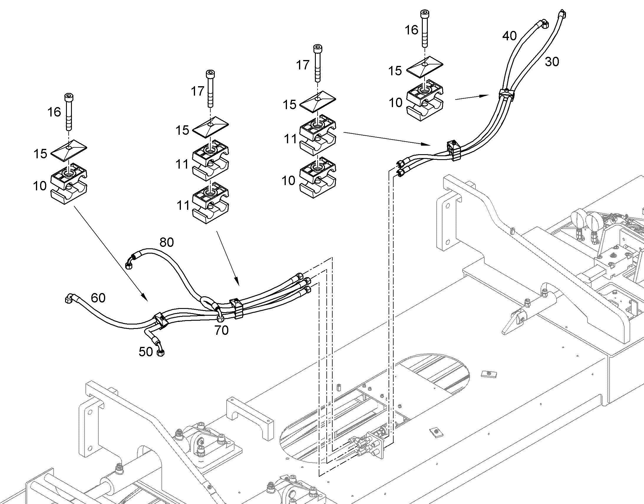 КЛЕММА ПОЛОВИННАЯ DIN 3015-3 Z 2 G 17,2 17,2 PP 248017402 LIEBHERR