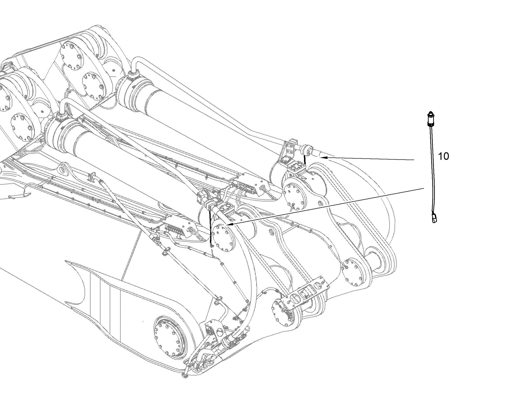 KIT T-SENSOR HYDCYL.STICK(BH) 12199759 LIEBHERR