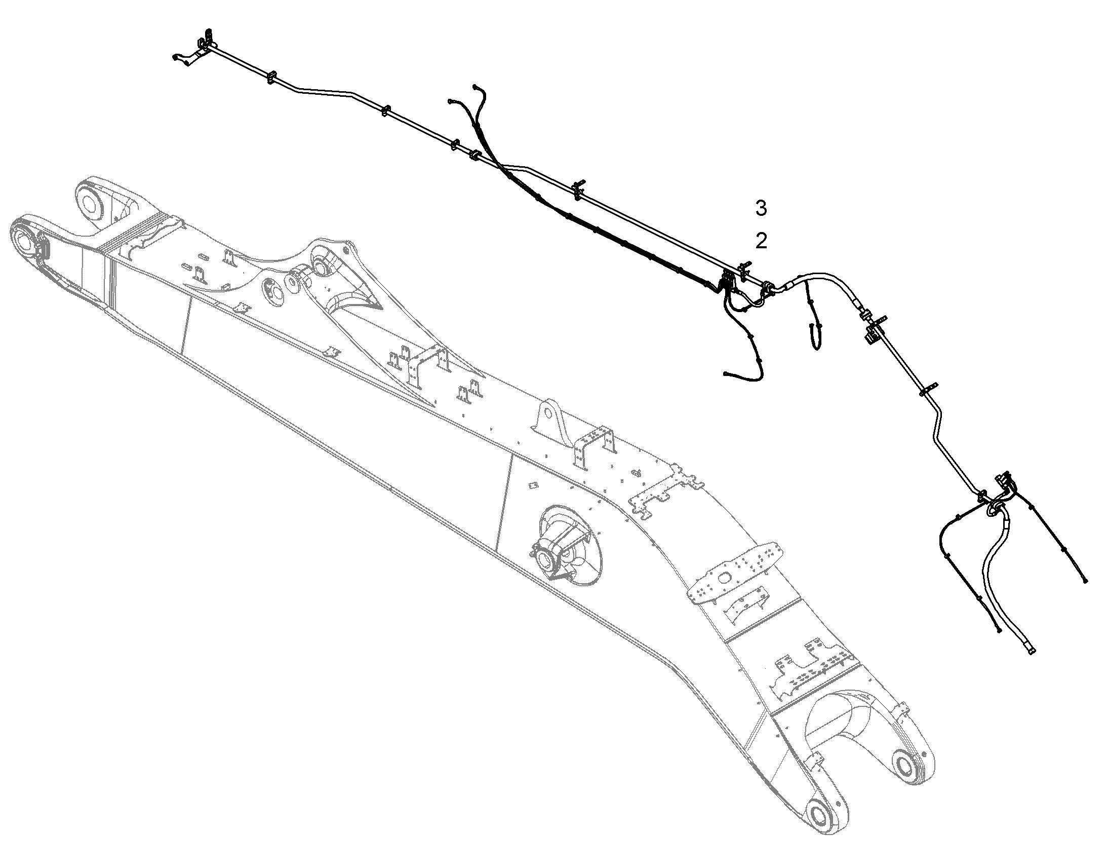 СТОПОРНАЯ ТЯГА TELEFLEX 12195281 LIEBHERR