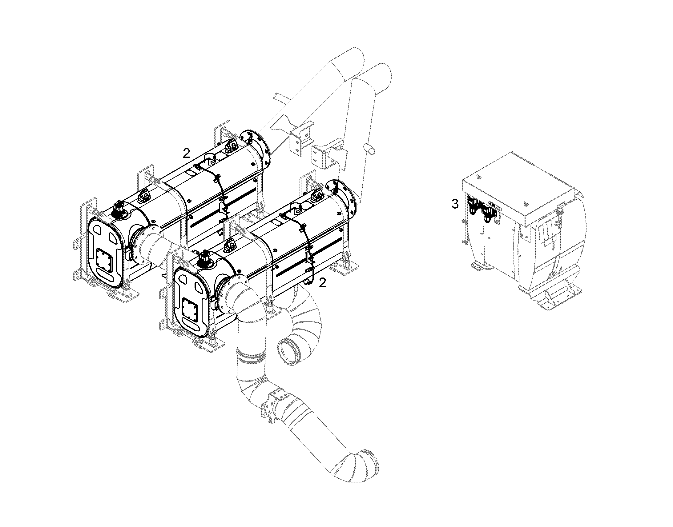 SCR В СБОРЕ 12241255 LIEBHERR