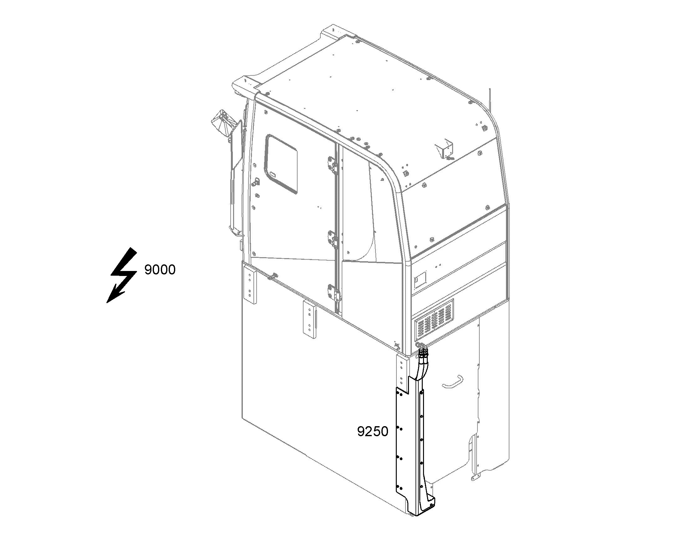 HEATING SYSTEM CAB ELEVATION 12196252 LIEBHERR