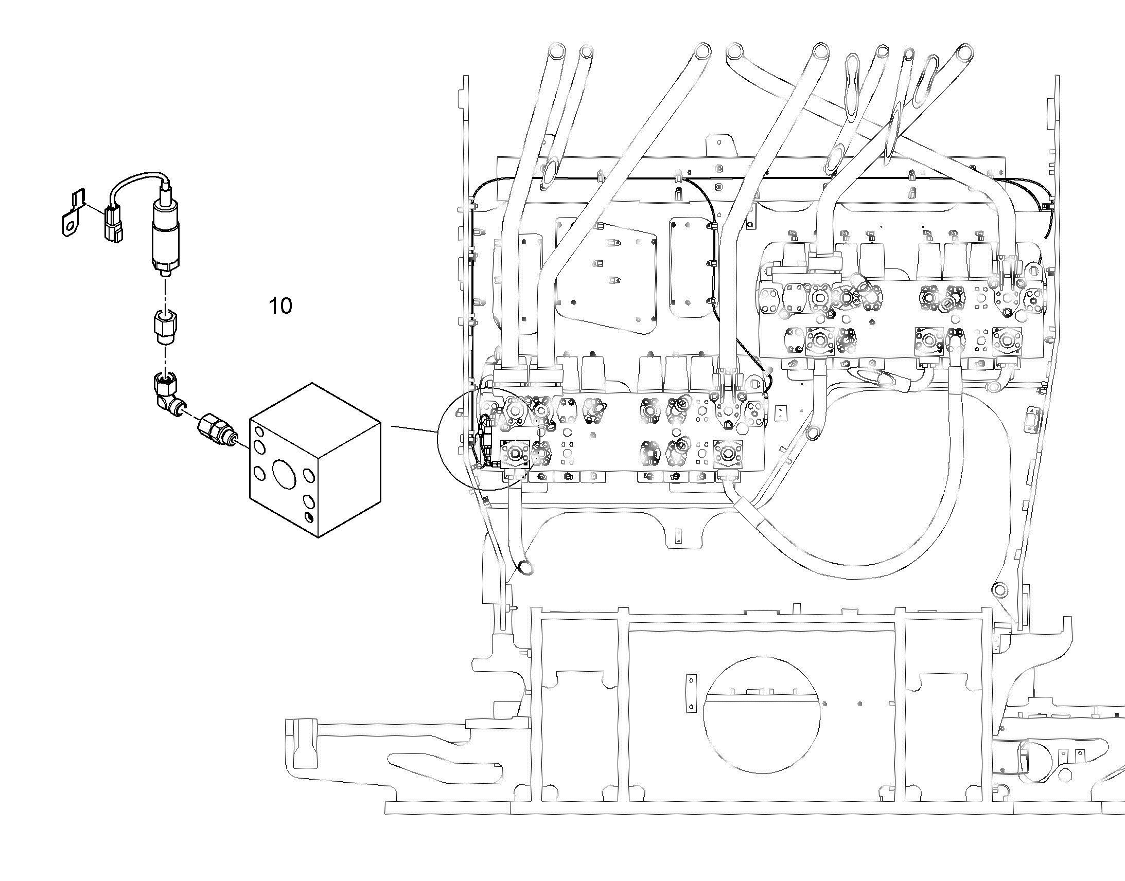 KIT SENSORS ASSIST-SYS 12194551 LIEBHERR