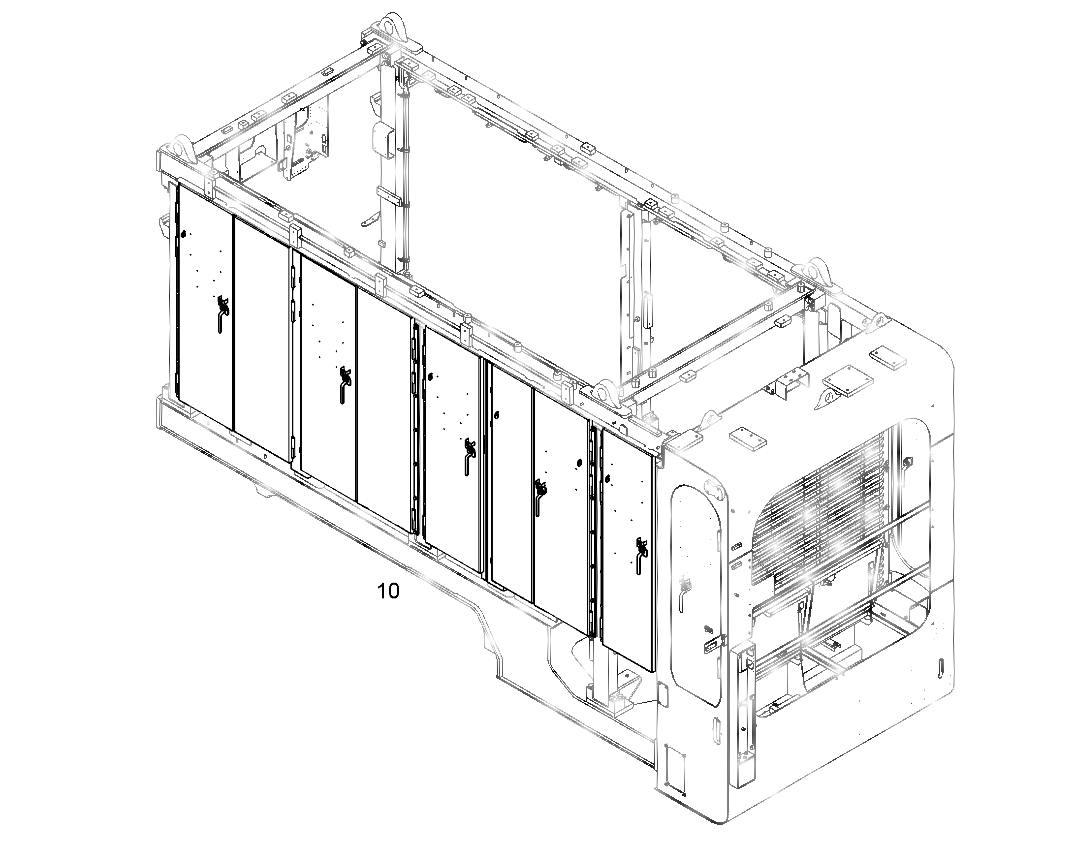ДООБОРУДОВАНИЕ ЗАМОК ДВЕРИ 12714329 LIEBHERR