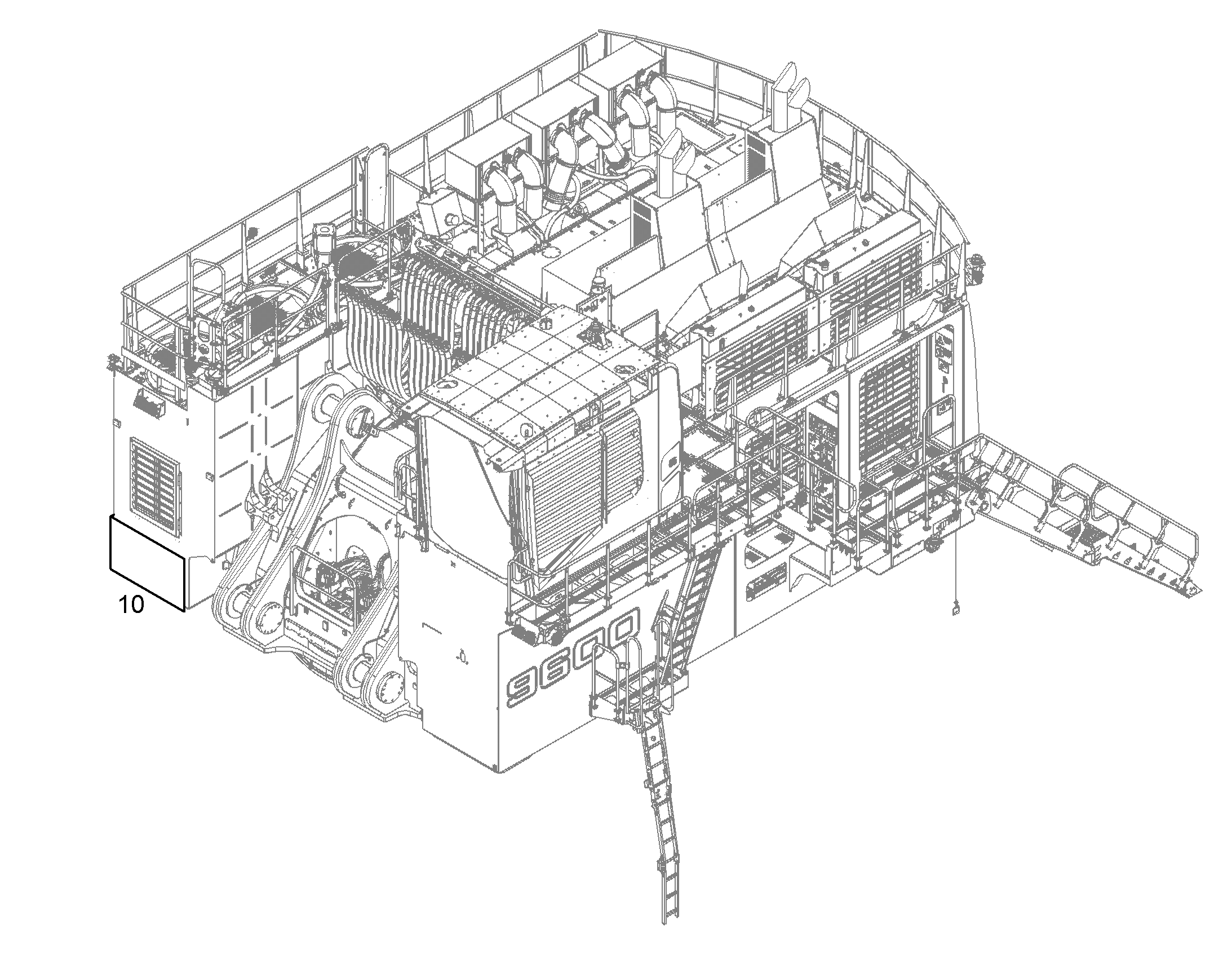 ЩИТОК ОТ КАМНЕЙ ПРАВ. НАРУЖНЫЙ 12713552 LIEBHERR
