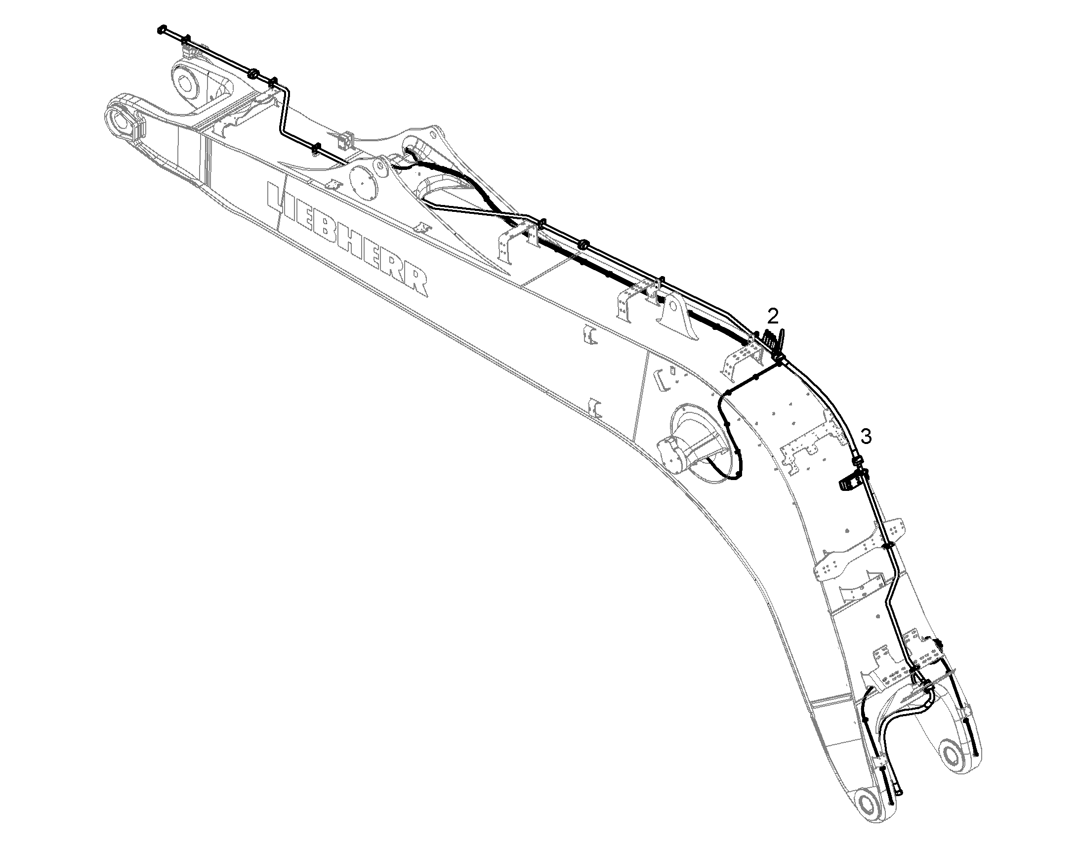 СТОПОРНАЯ ТЯГА TELEFLEX 12714228 LIEBHERR