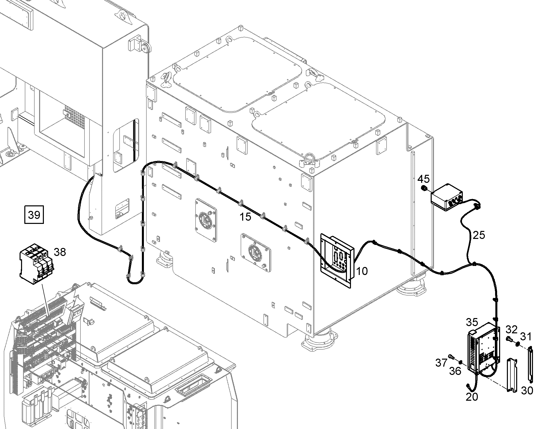 LOW VOLTAGE WIRING HARNESS 12713083 LIEBHERR