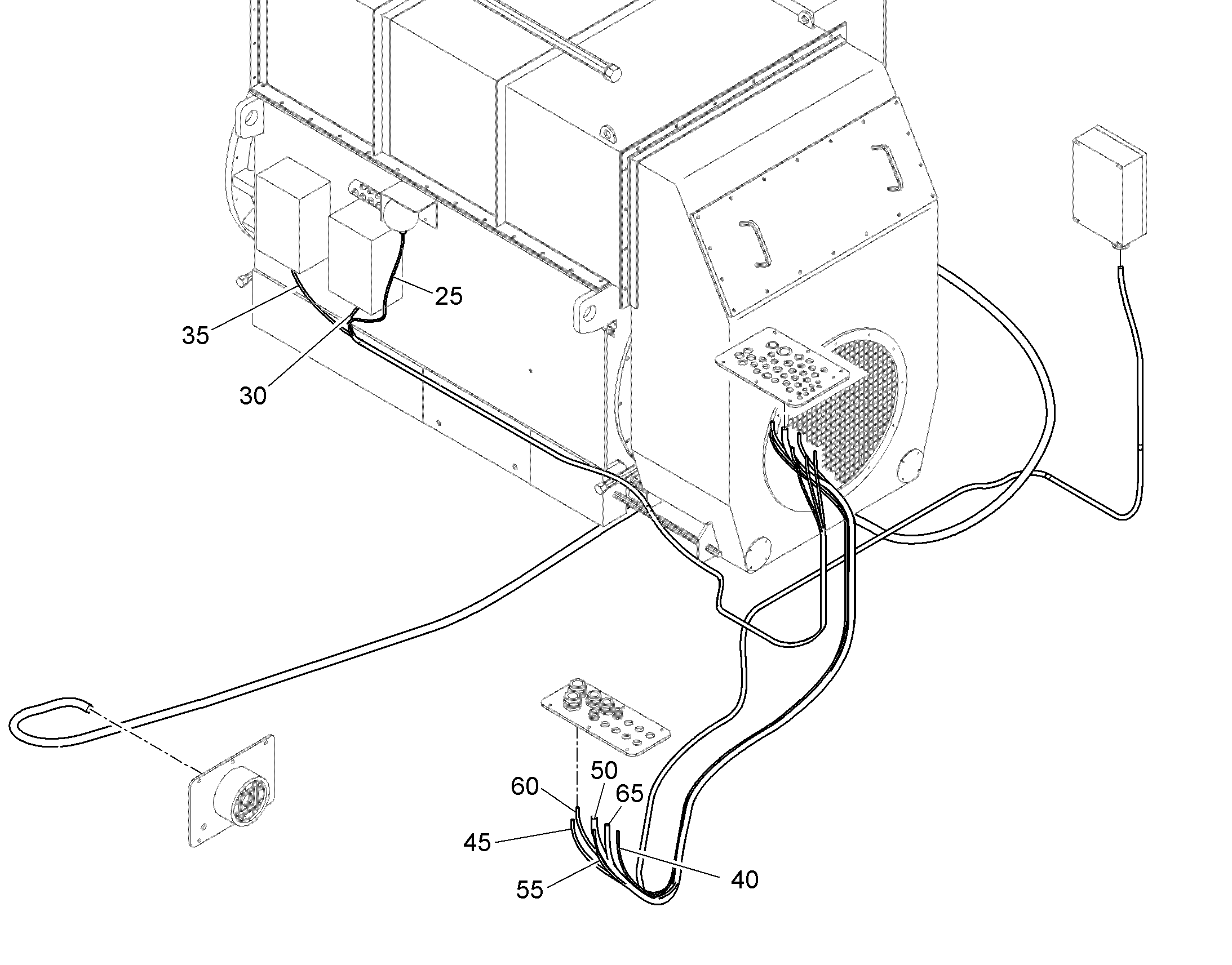 LOW VOLTAGE WIRING HARNESS 11851529 LIEBHERR