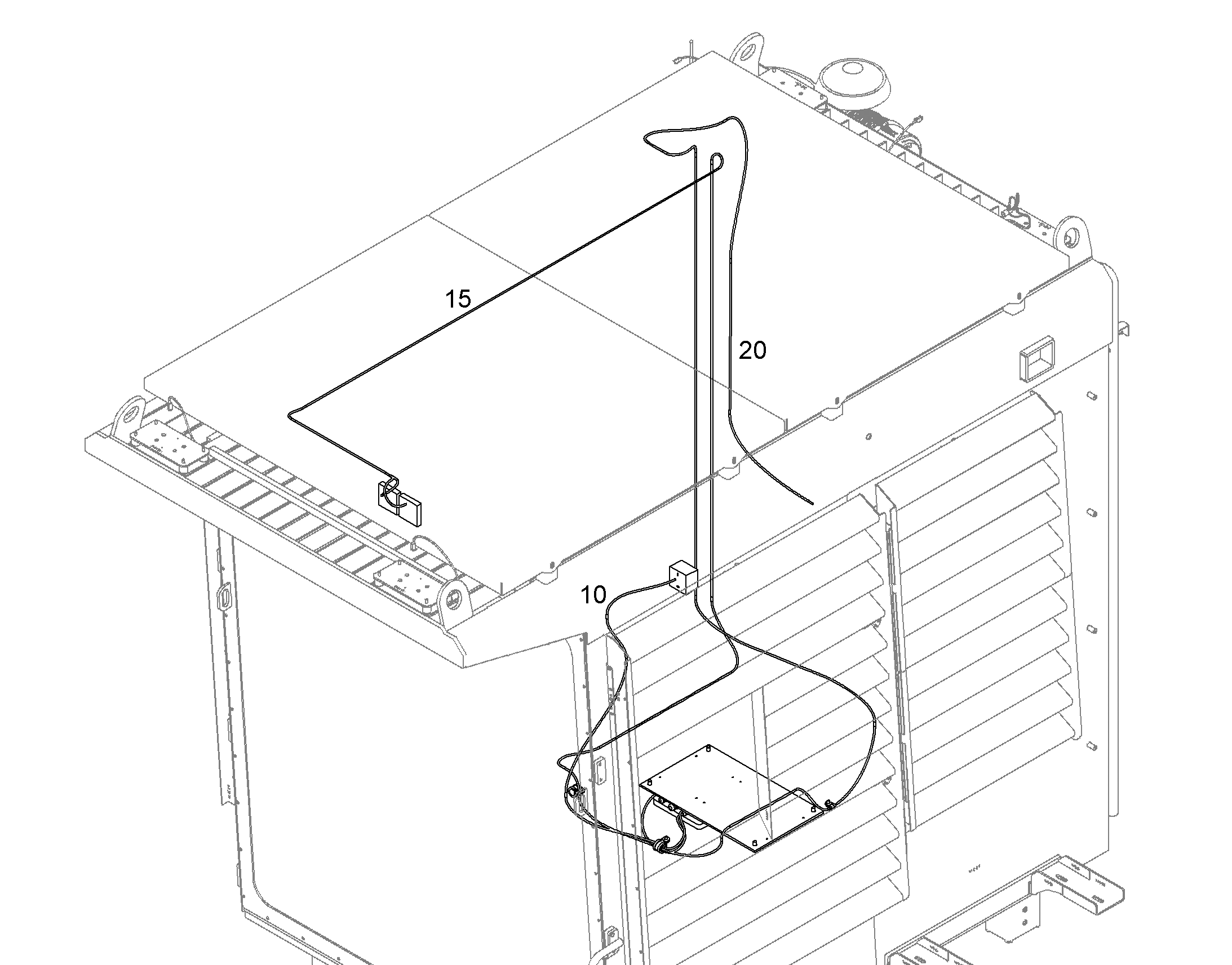 LOW VOLTAGE WIRING HARNESS 11851706 LIEBHERR