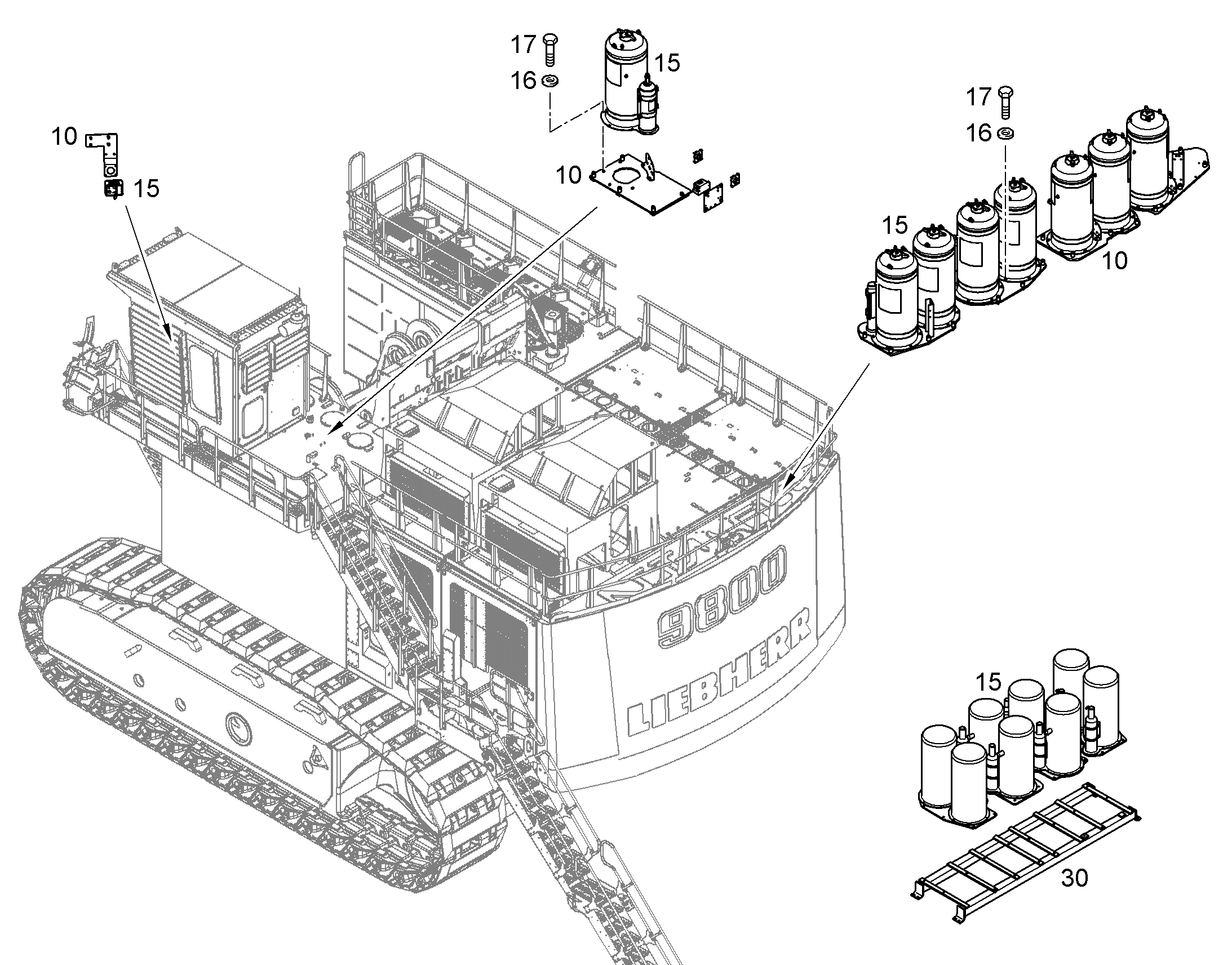 ОГНЕТУШИТЕЛЬ 10650769 LIEBHERR