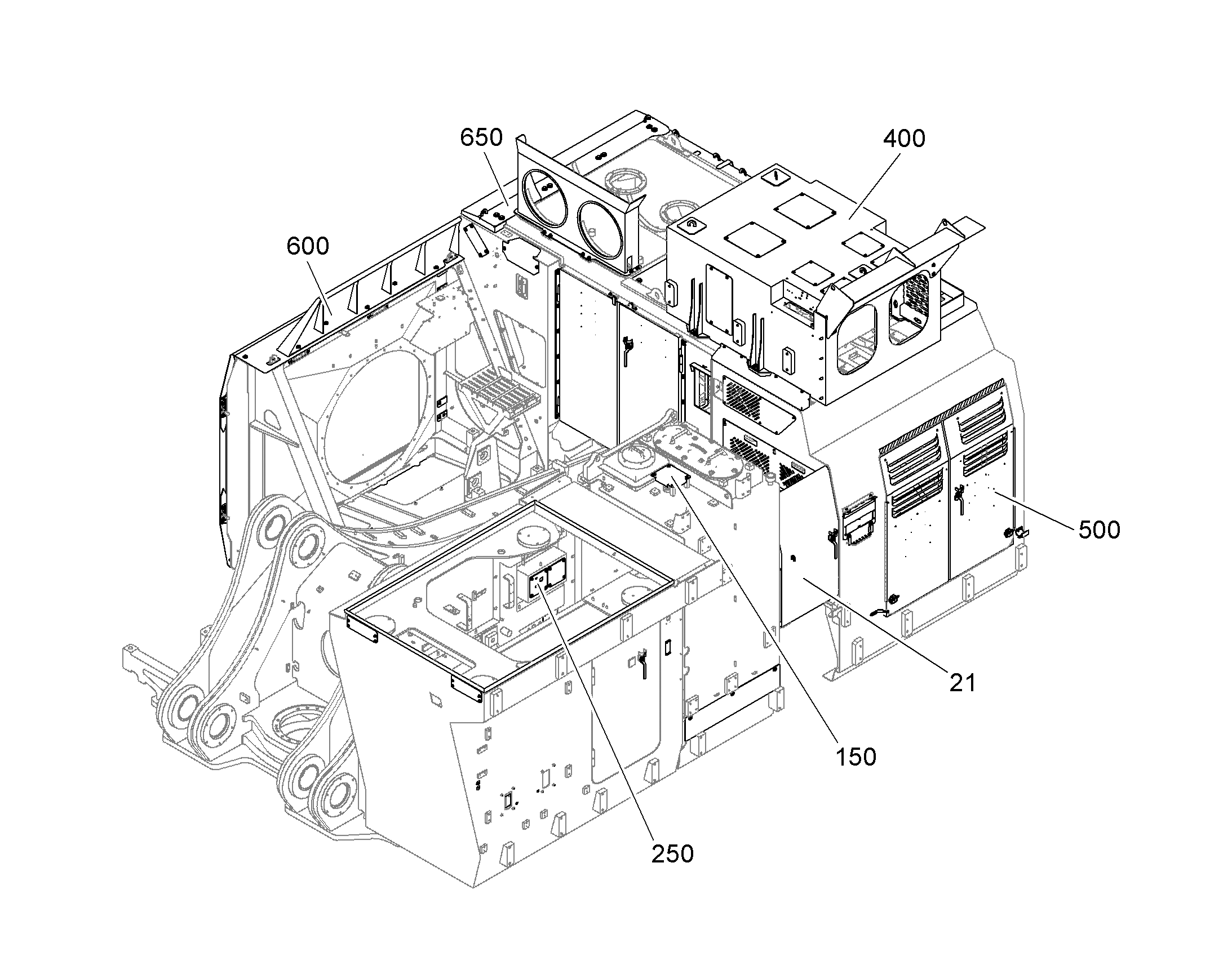 PANELLING MOTOR 12196920 LIEBHERR